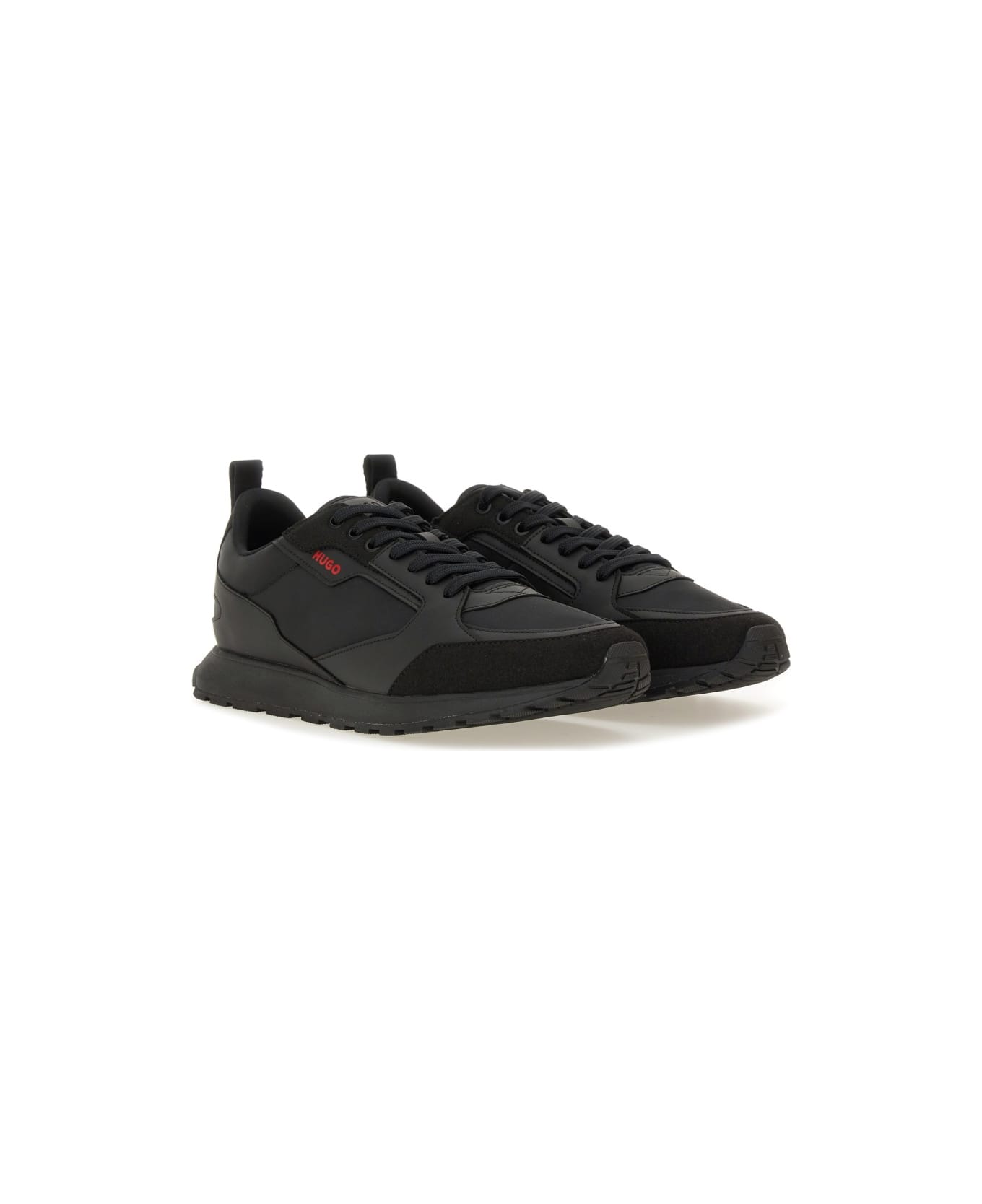 Hugo Boss Sneaker With Logo - BLACK