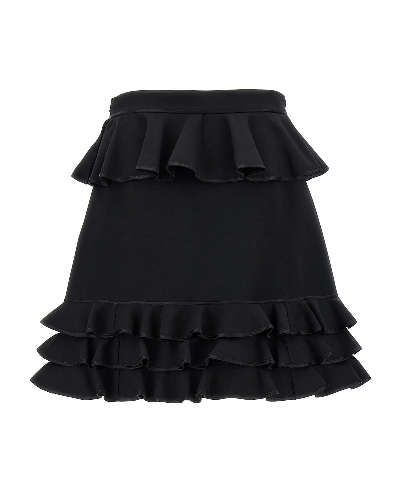 Valentino Garavani Crepe Couture Skirt - Black  