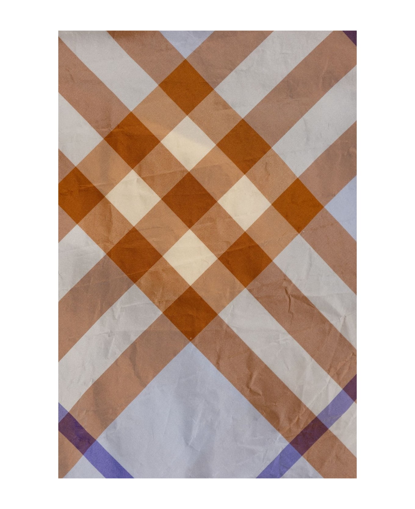 Burberry Checked Short-sleeved T-shirt - MULTICOLOUR