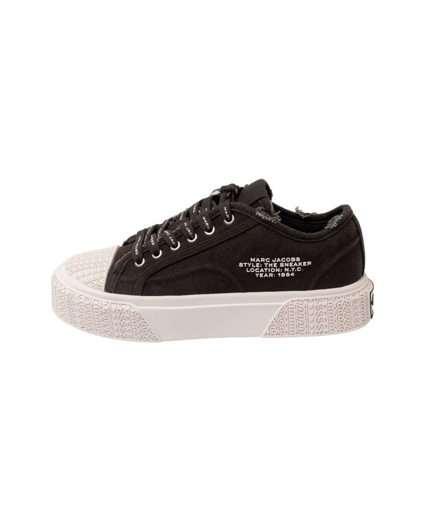 Marc Jacobs Black Tela Sneakers - Black