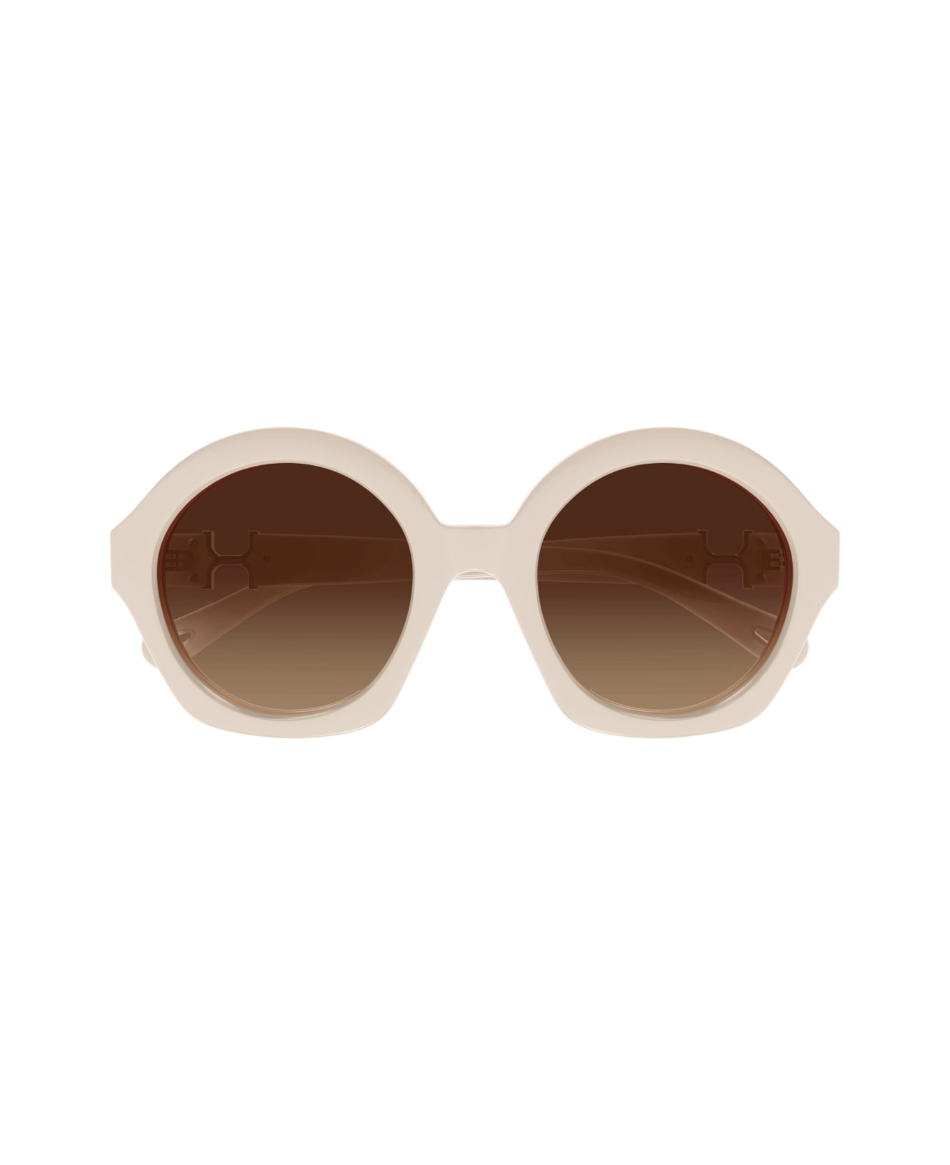 Chloé Ch0302s Marcie- Linea Chloé 003 Ivory Brown Sunglasses - Avorio