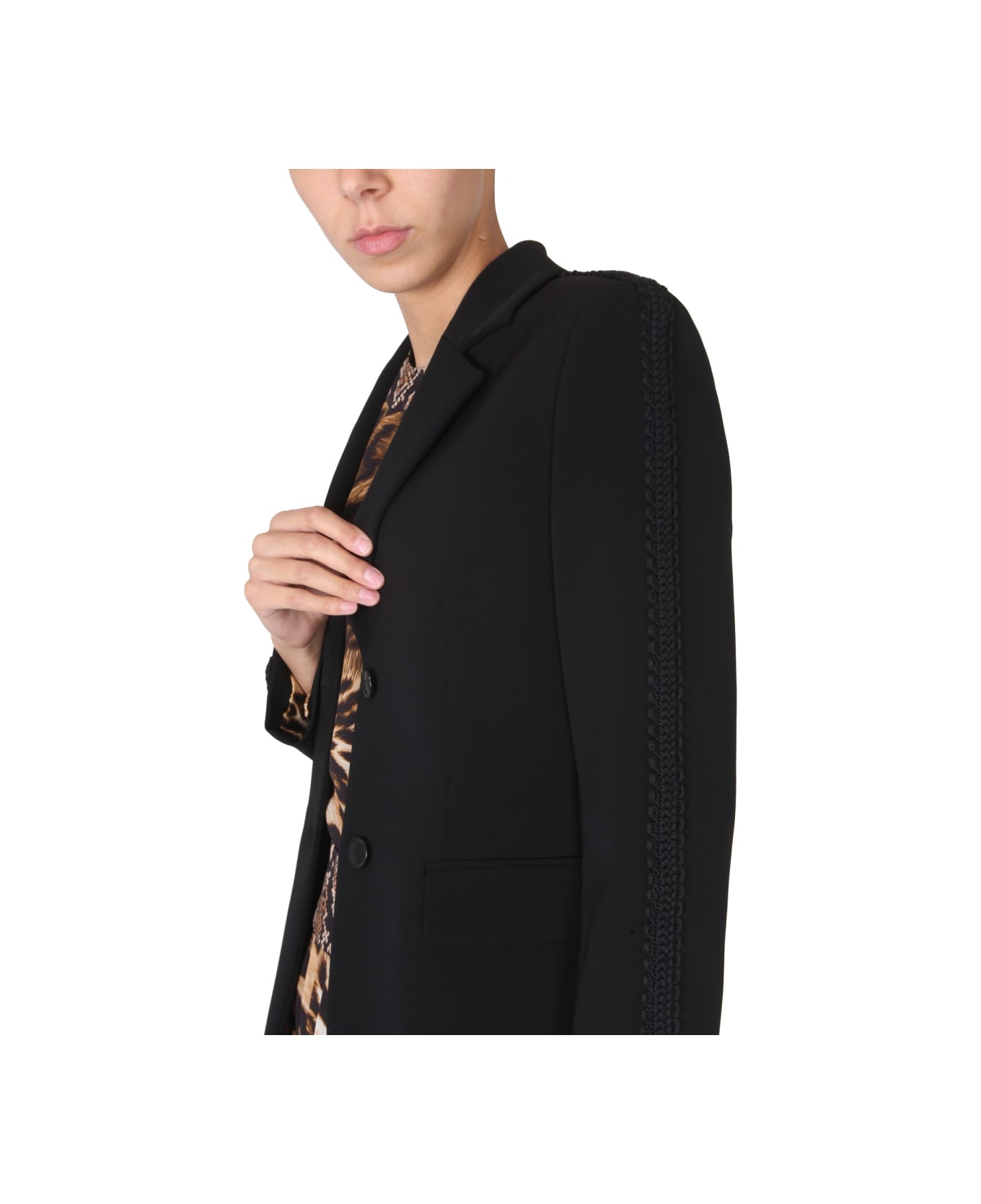 Boutique Moschino Single-breasted Jacket - BLACK