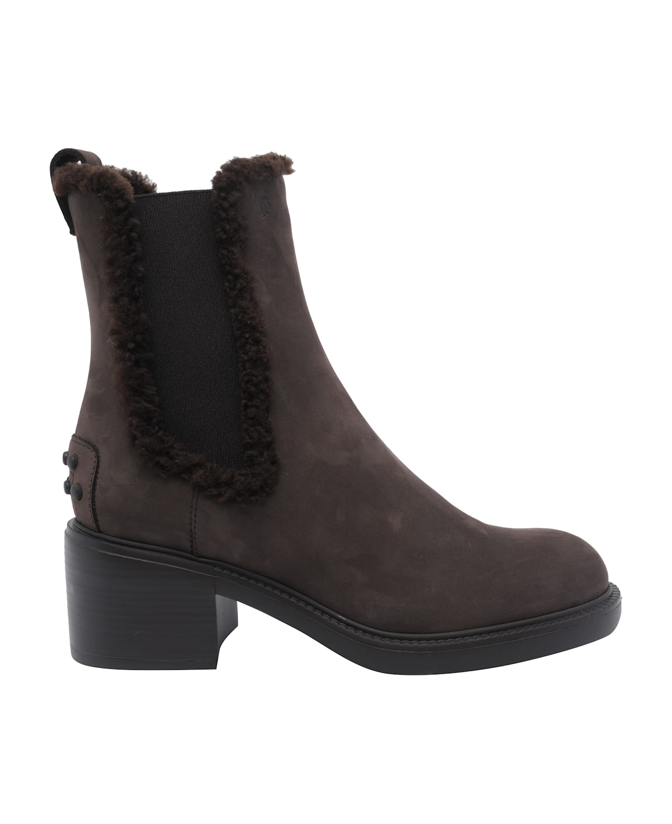 Tod
s Suede Booties - Brown