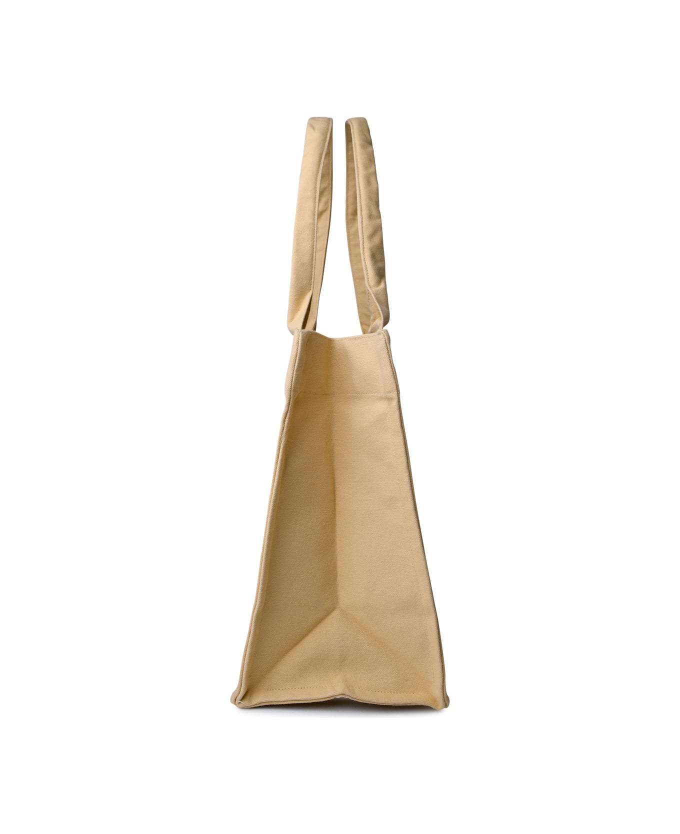Ganni 'easy' Cream Recycled Cotton Shopping Bag - Cream