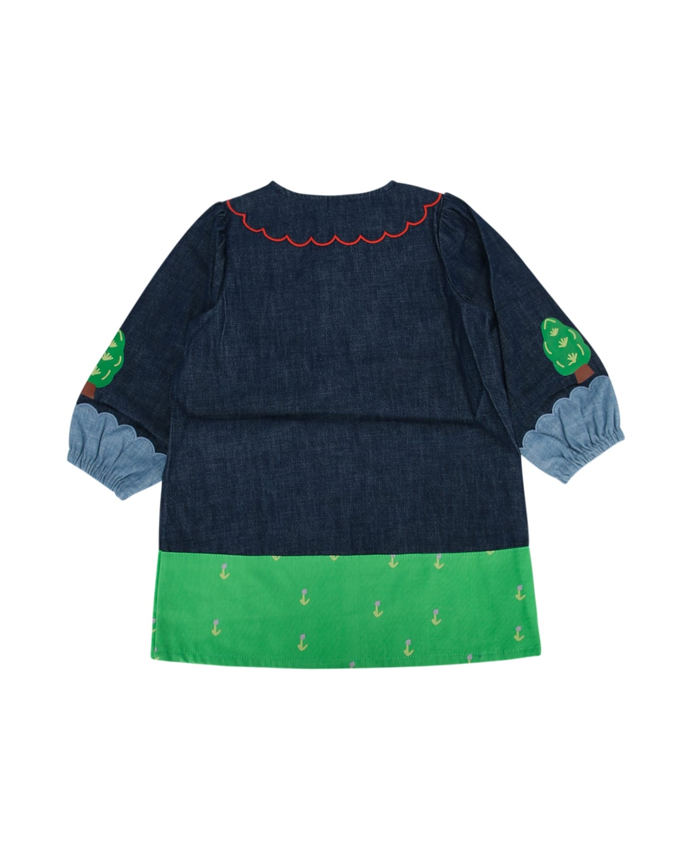 Stella McCartney Kids Woven Dress - BLUE