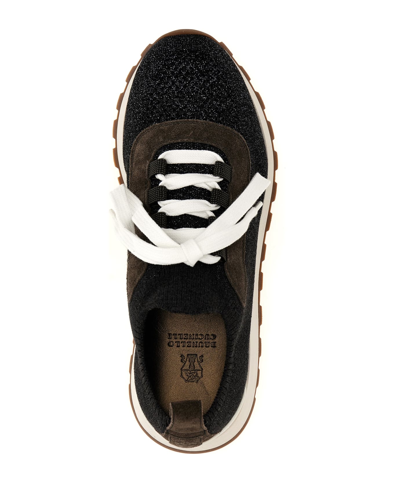 Brunello Cucinelli Lurex Sneakers - Gray