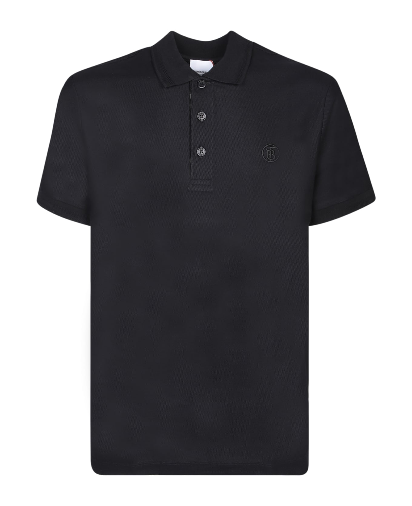 Burberry Logo Polo Shirt - Black