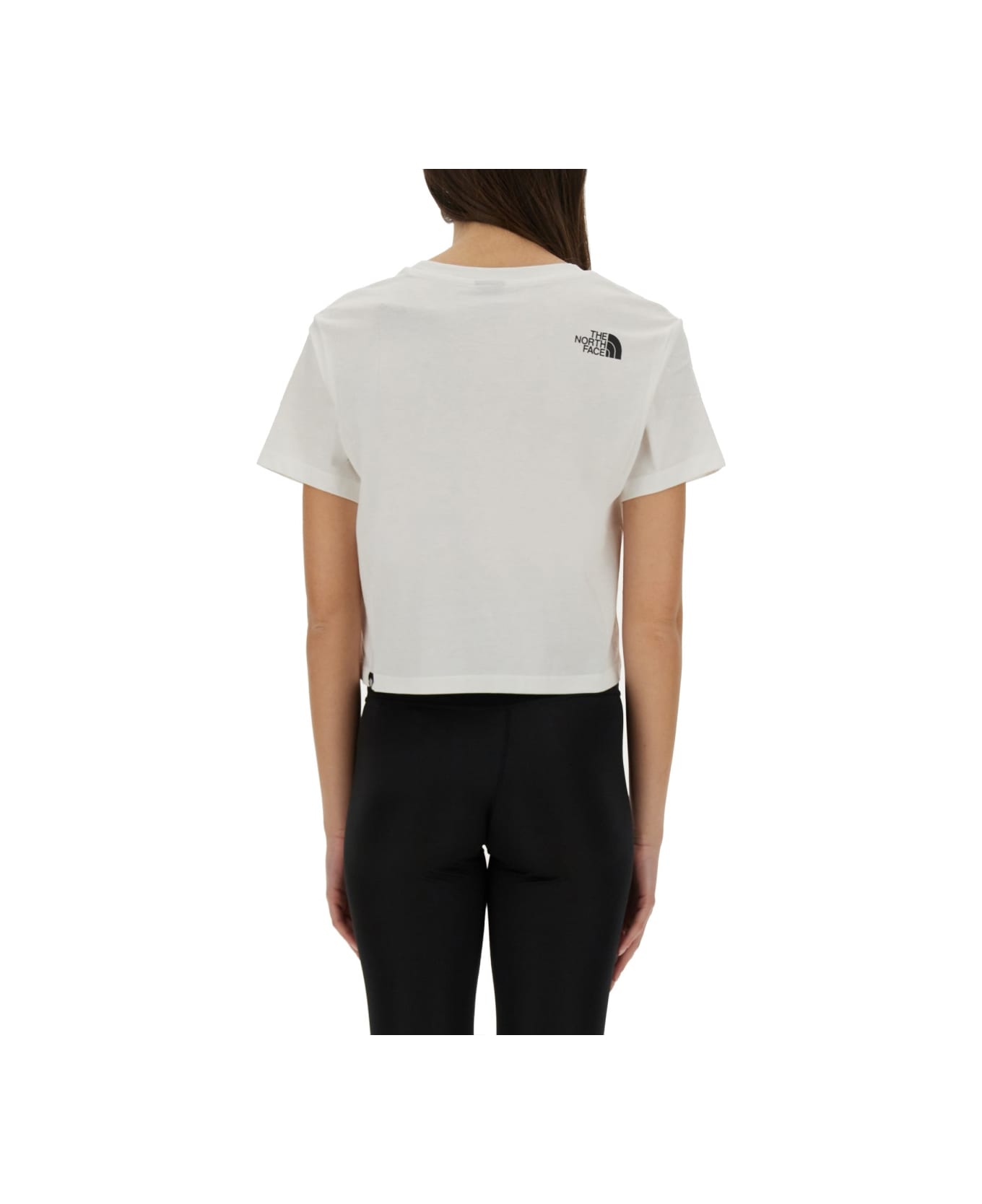 The North Face "easy" Short Waist T-shirt - WHITE