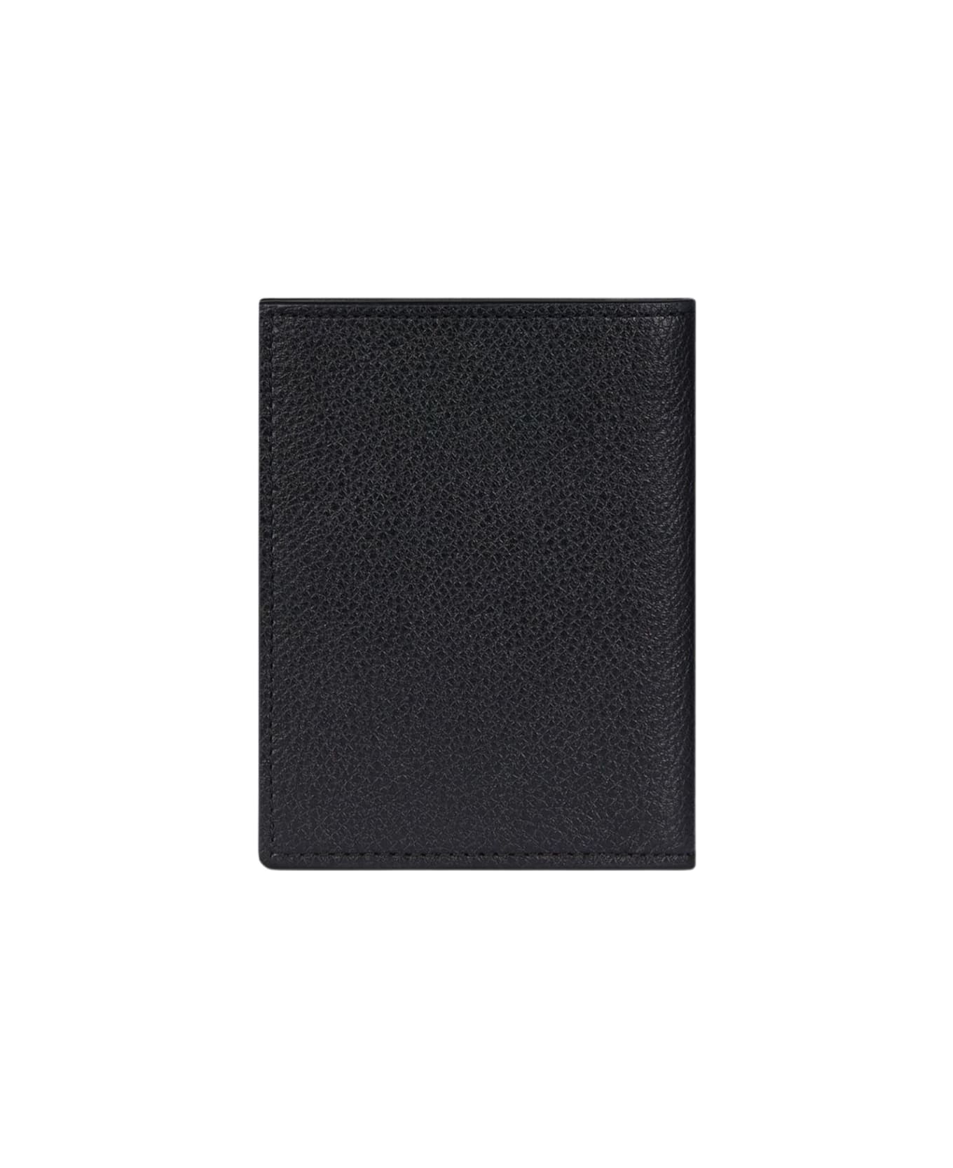 Givenchy Carry Cards In Leather - BLACK