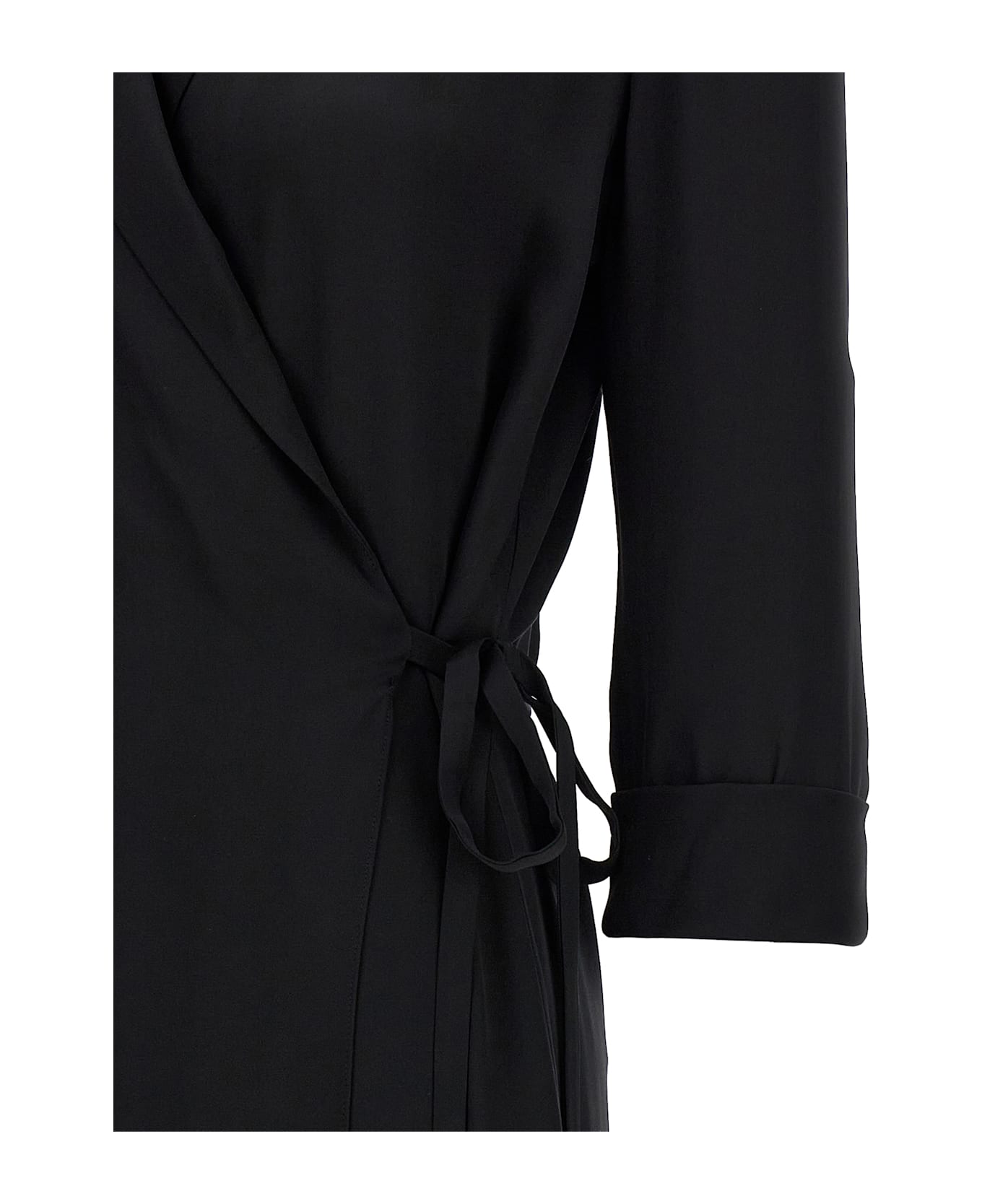 Theory Silk Shirt Dress - Black  