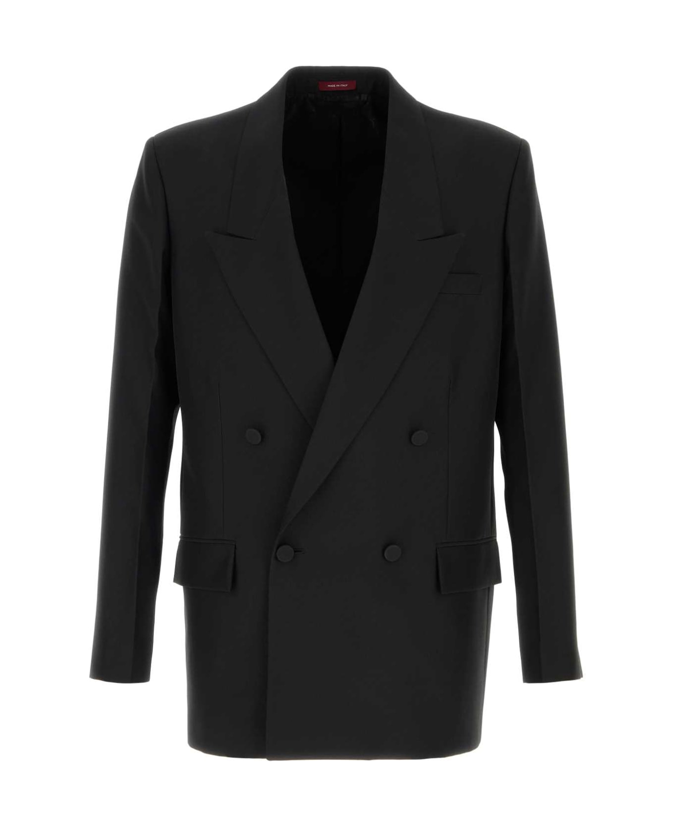 Gucci Black Panama Blazer - NERO