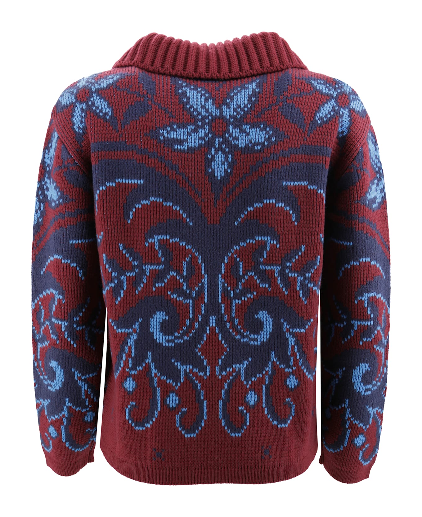 Etro Jacquard Jumper - Purple