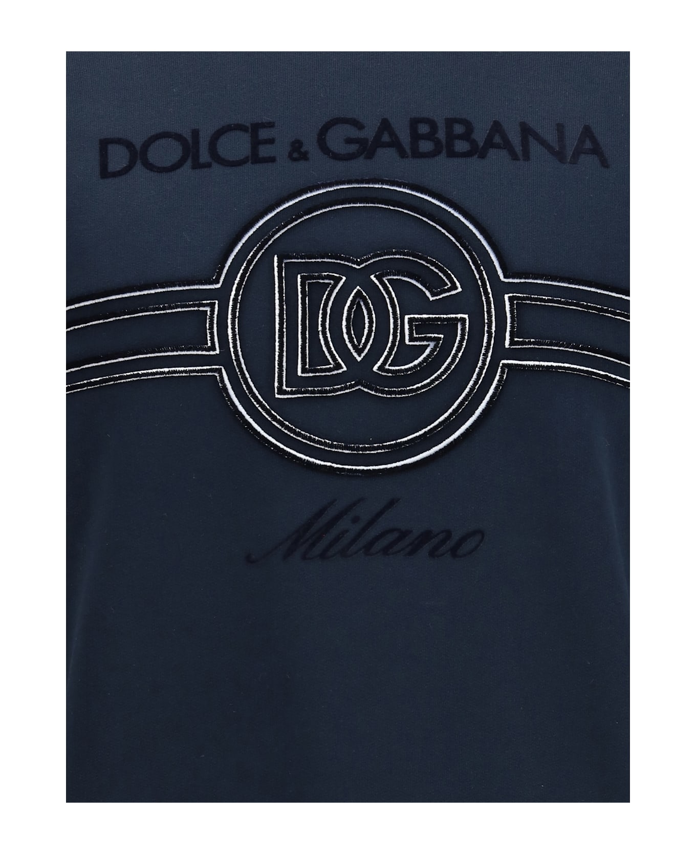 Dolce 
Gabbana Jersey Sweatshirt With Embroidery