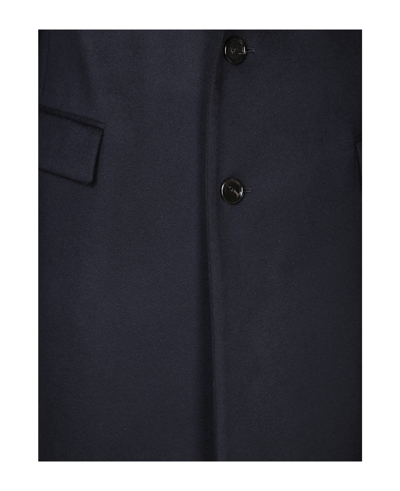 Lardini Blue Cashmere Coat - Blue