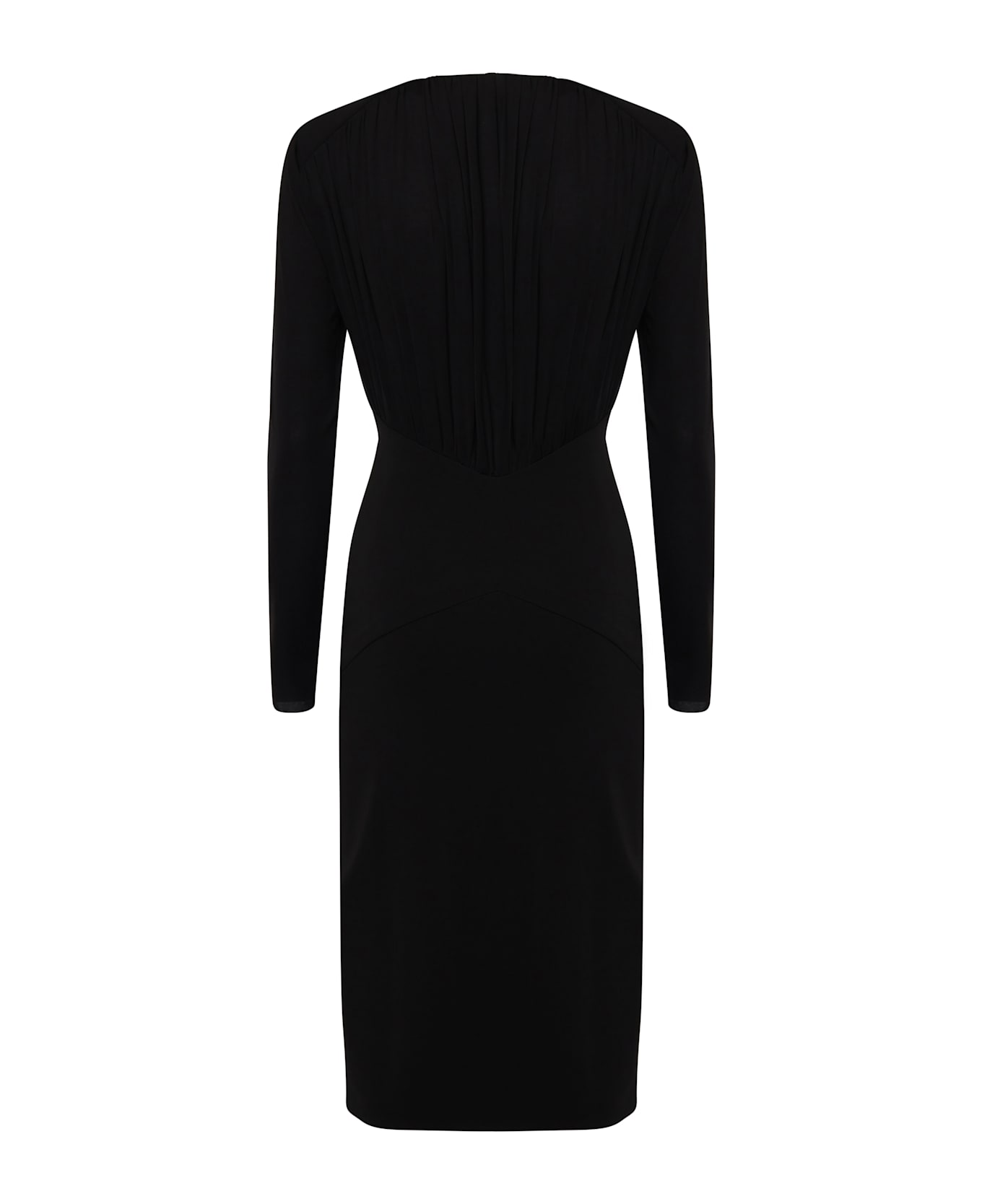 Genny Long-sleeved Dress - Black