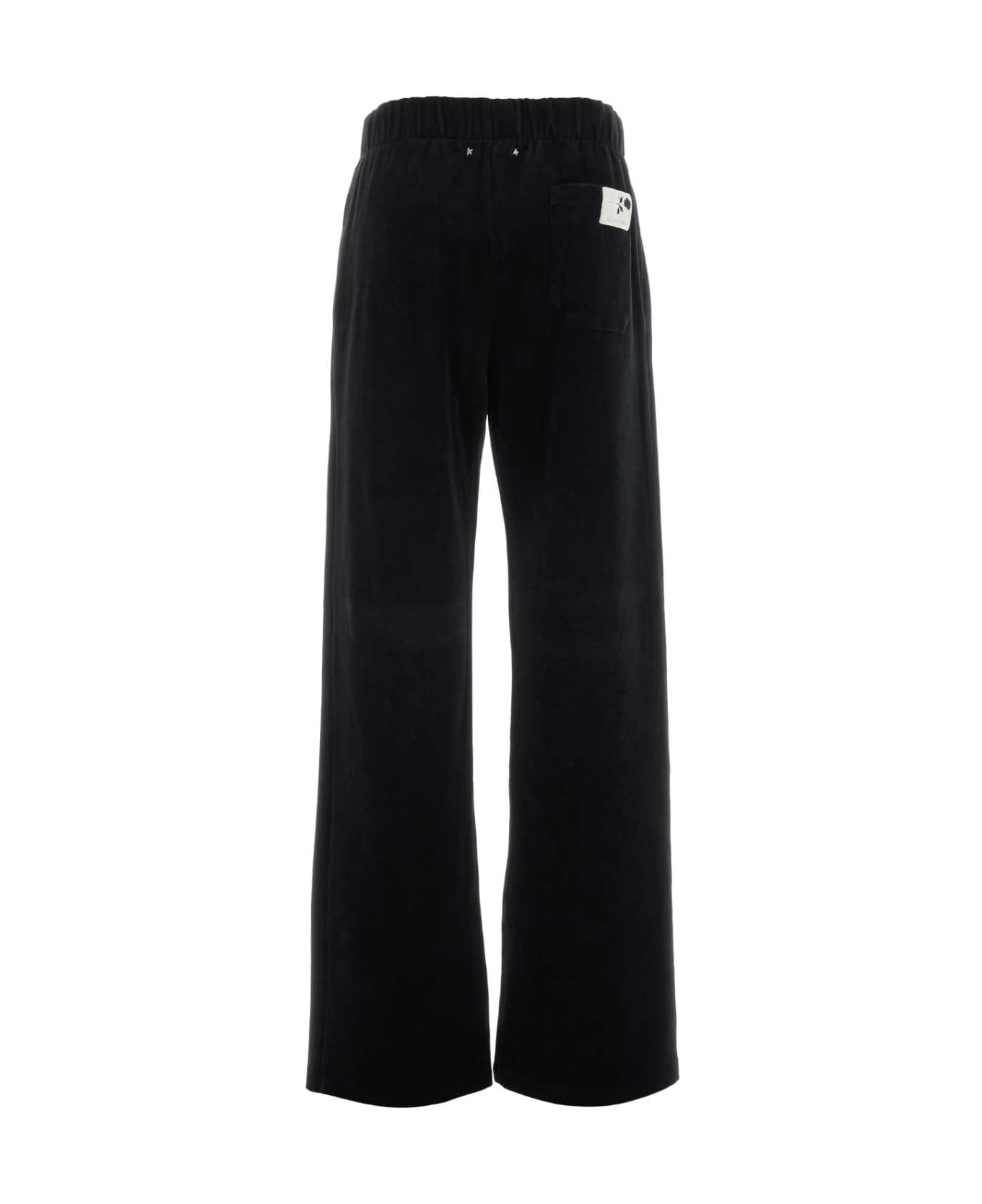 Golden Goose Black Velvet Joggers - BLACK