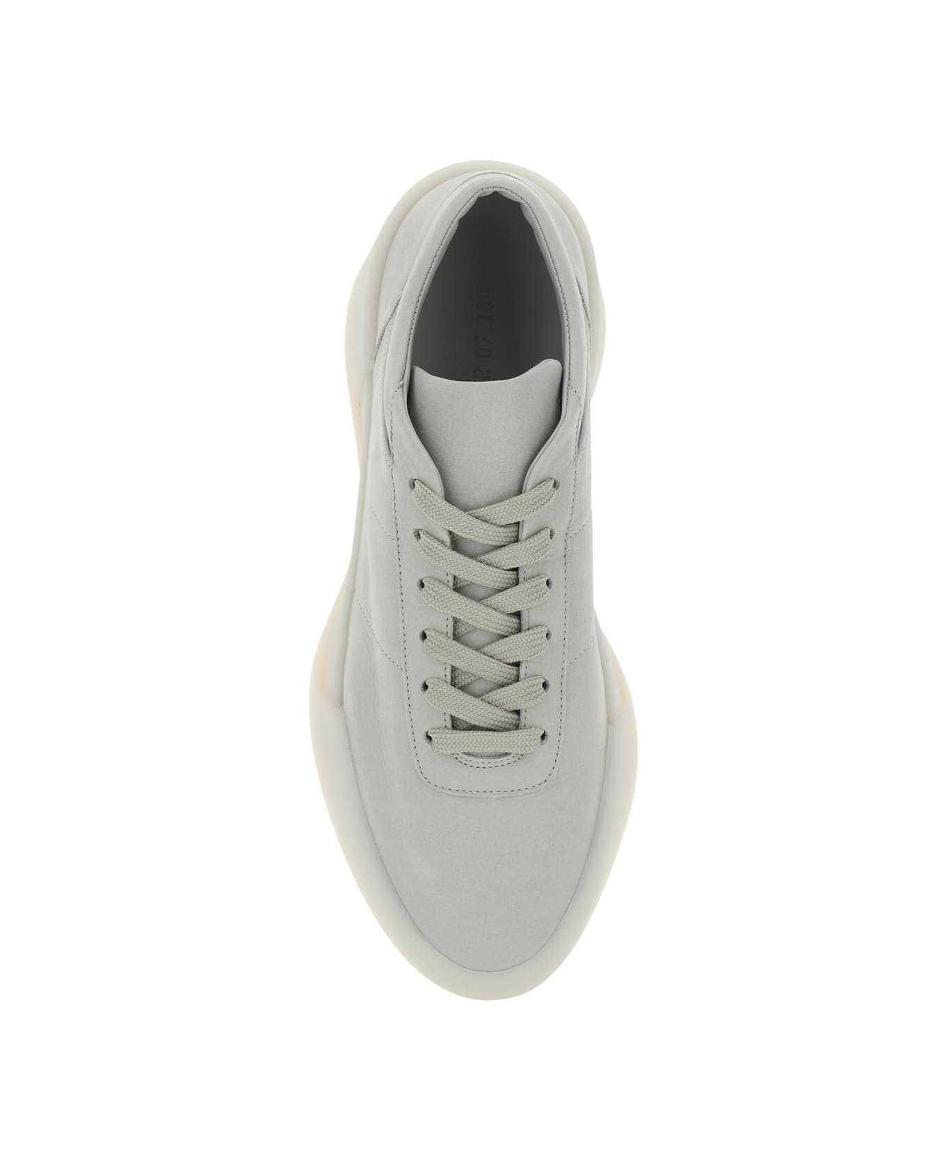 Fear of God 
aerobic Low
 Grey Low Top Sneakers With Logo Patch On The Rear In Leather Man - Grey