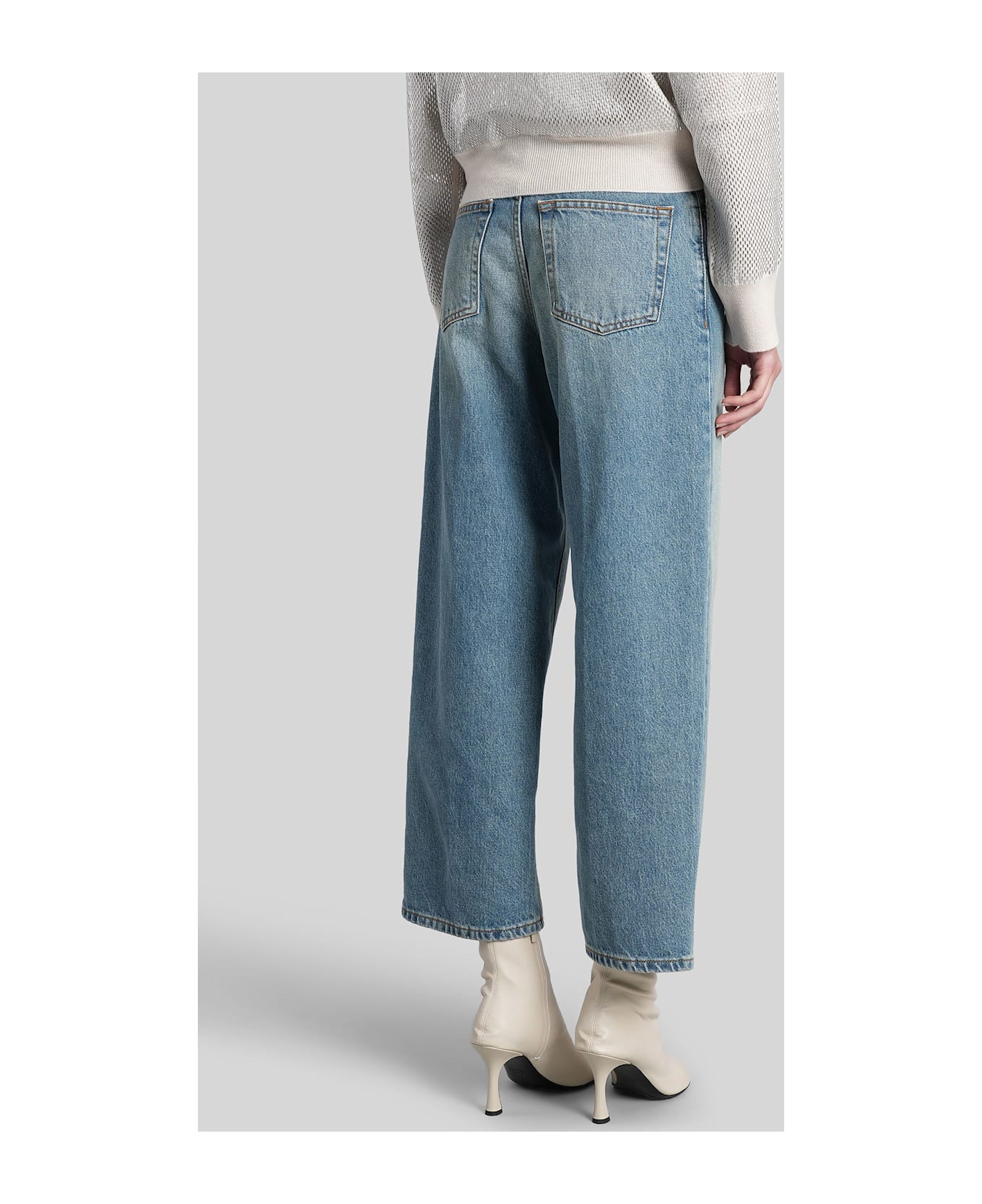 Haikure Betty Lagoon Jeans In Blue Denim - blue