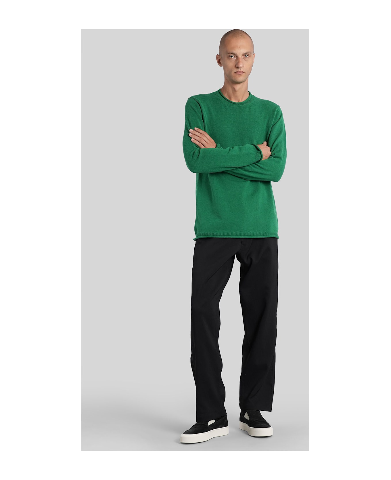 Comme des Garçons Knitwear In Green Wool - Arancione