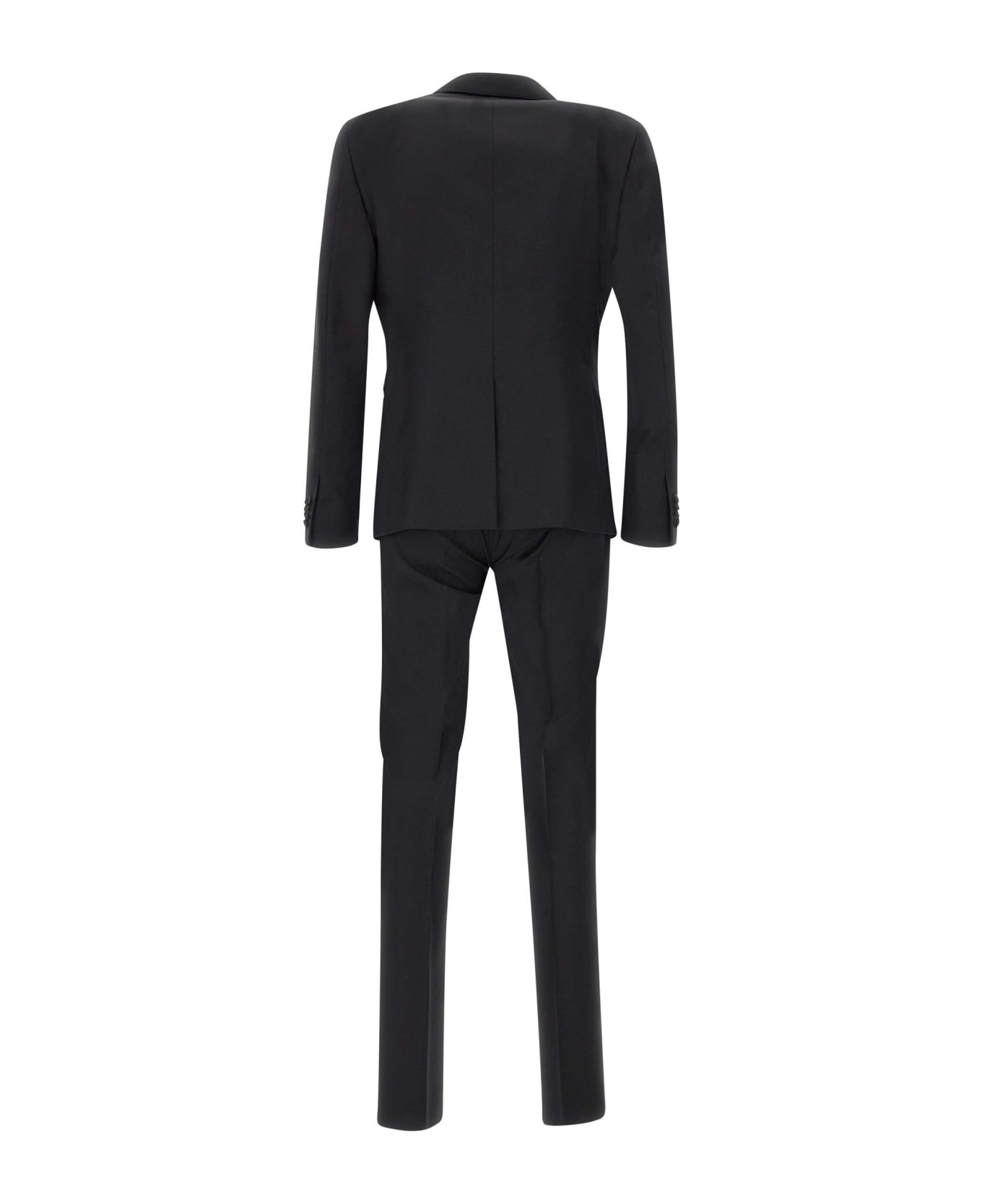 Corneliani Fresh Wool Three-piece Suit - BLACK