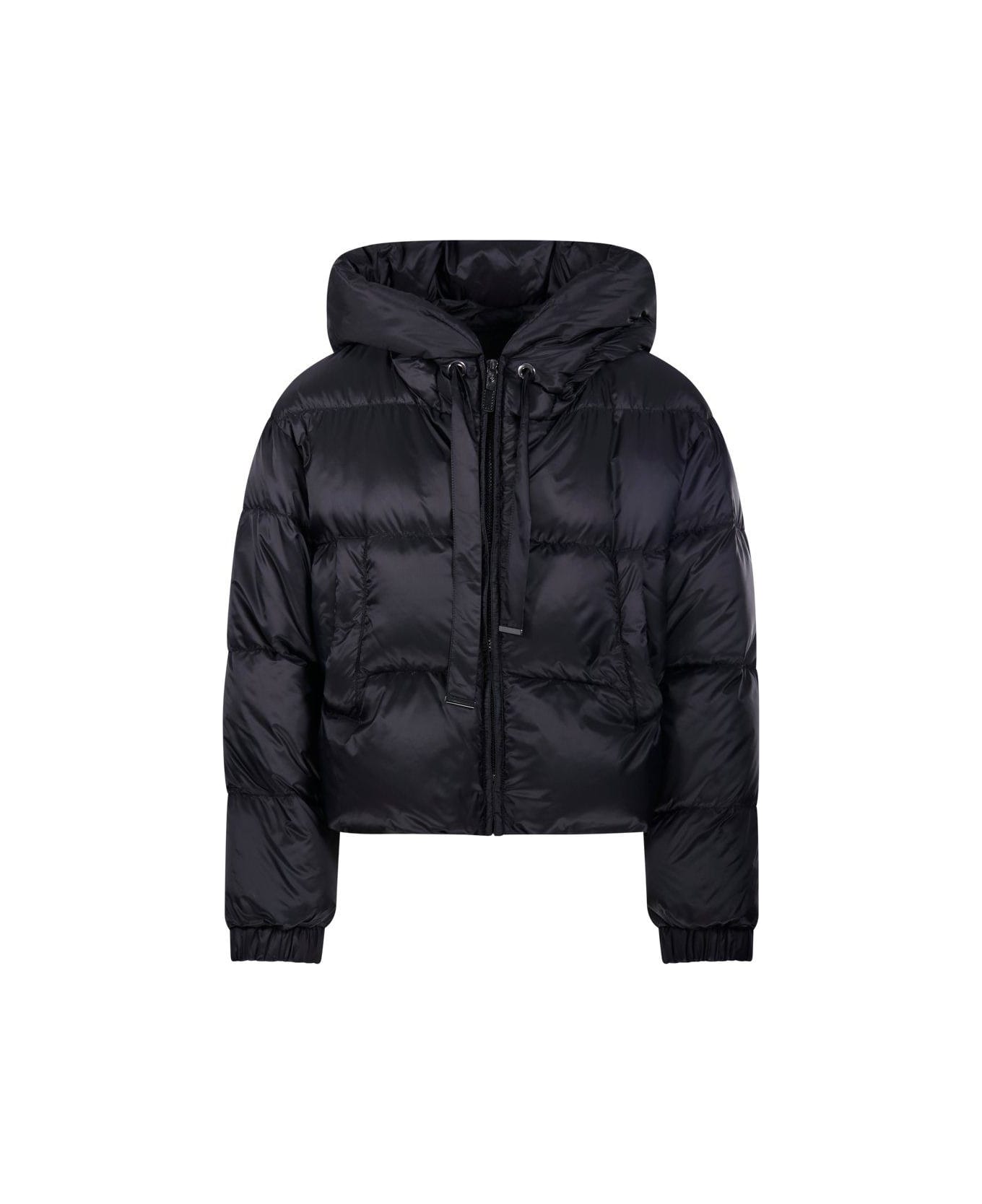 Max Mara The Cube Hooded Padded Coat - Black