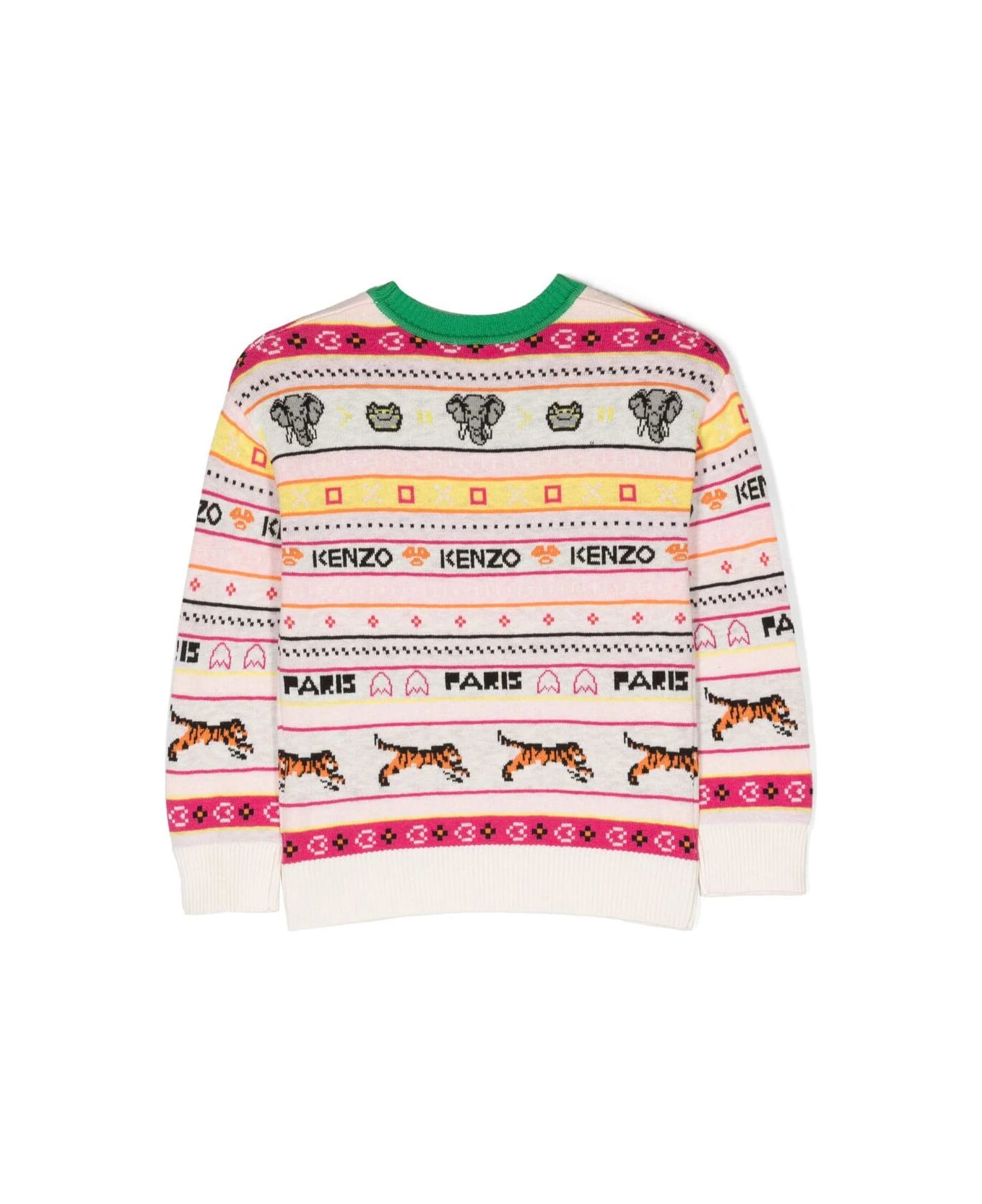 Kenzo Kids Jungle Game Pullover - Ivory