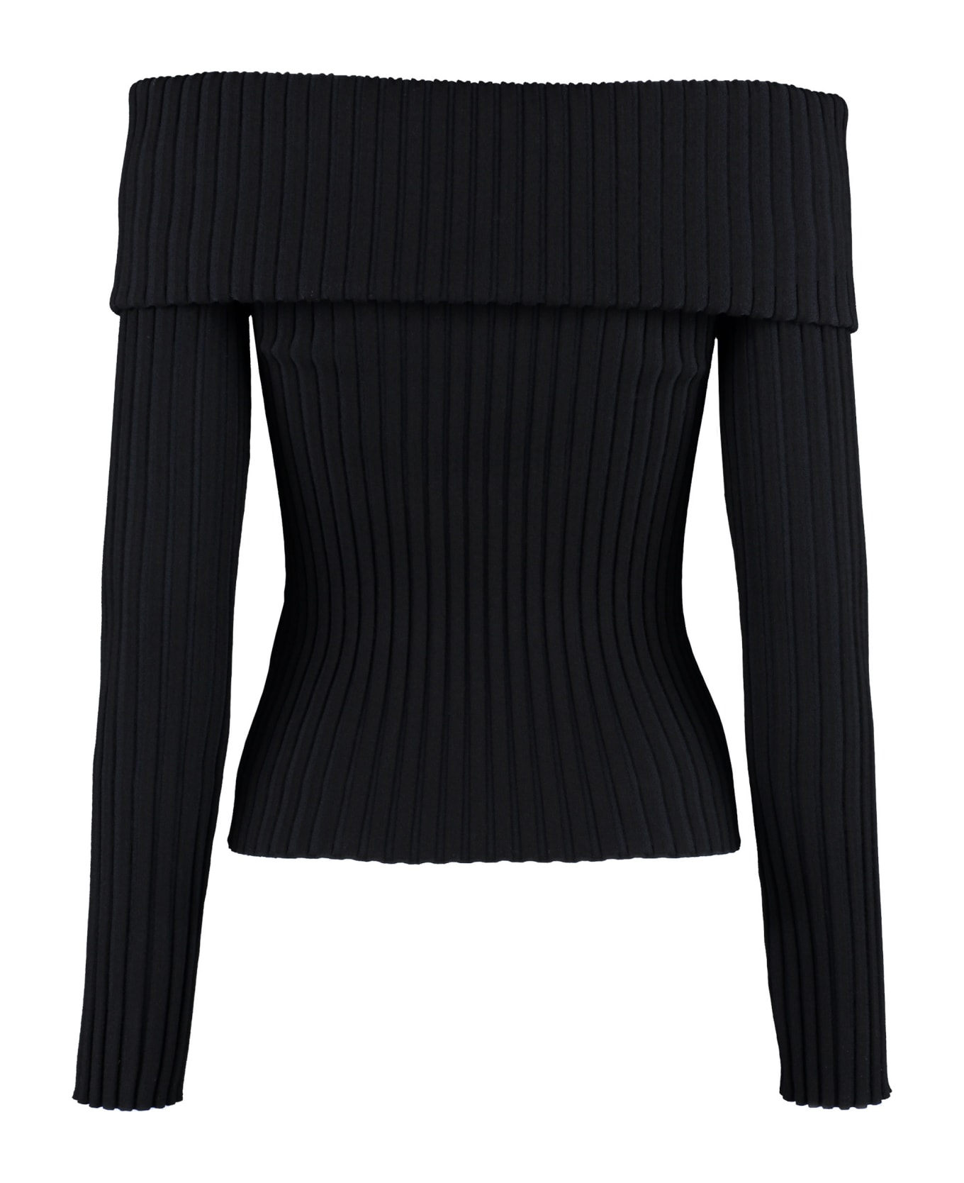 Tory Burch Off-the-shoulders Sweater - black
