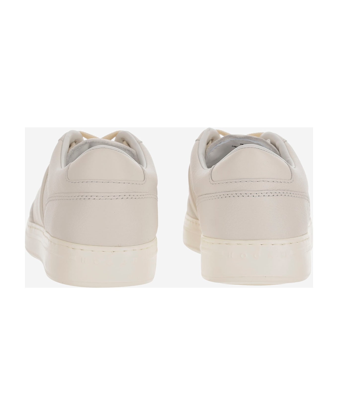 Hogan H-tv Leather Sneakers - White