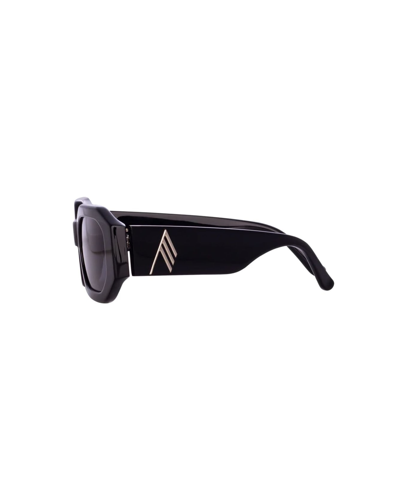 The Attico Blake - Black / Silver Sunglasses - Black