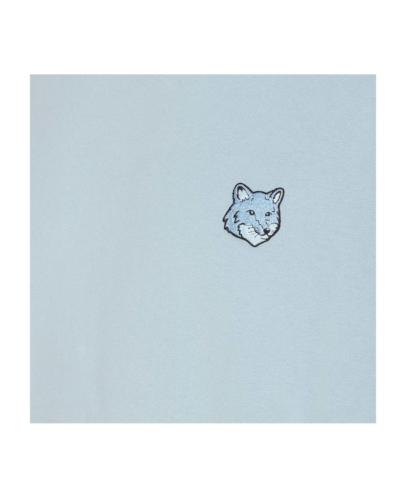 Maison Kitsuné Fox Head Patch Sweatshirt - Blue