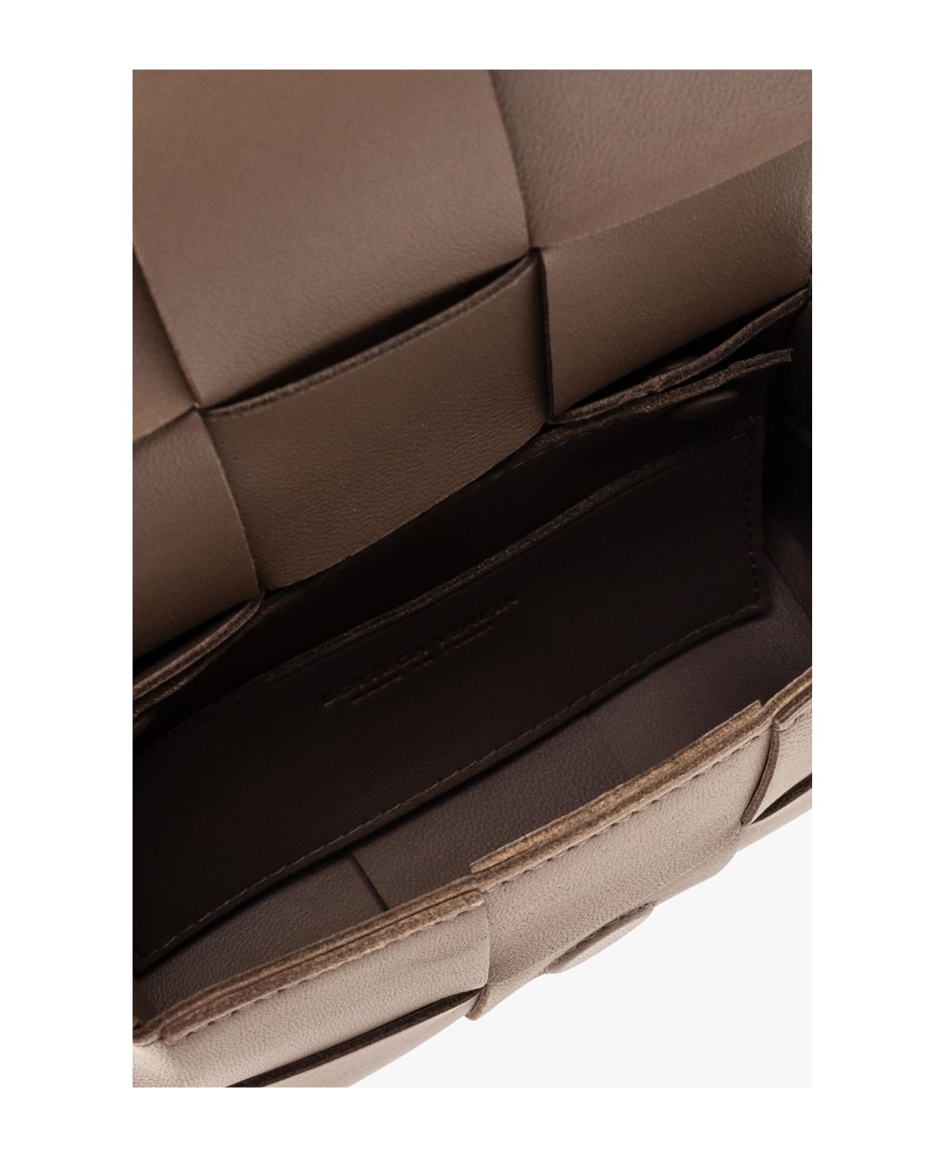 Bottega Veneta Candy Cassette Leather Shoulder Bag - Brown ショルダーバッグ