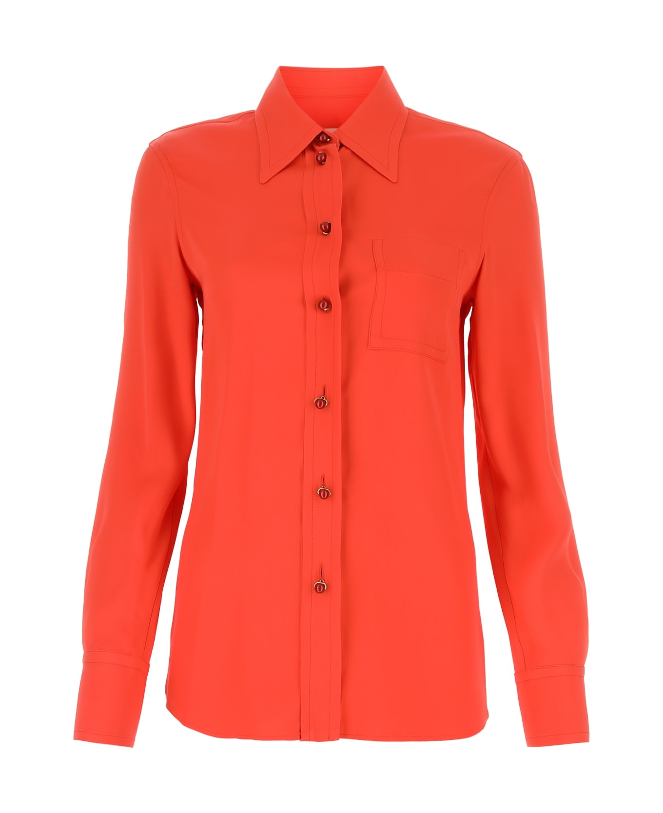 Lanvin Shirt With Pocket - Red