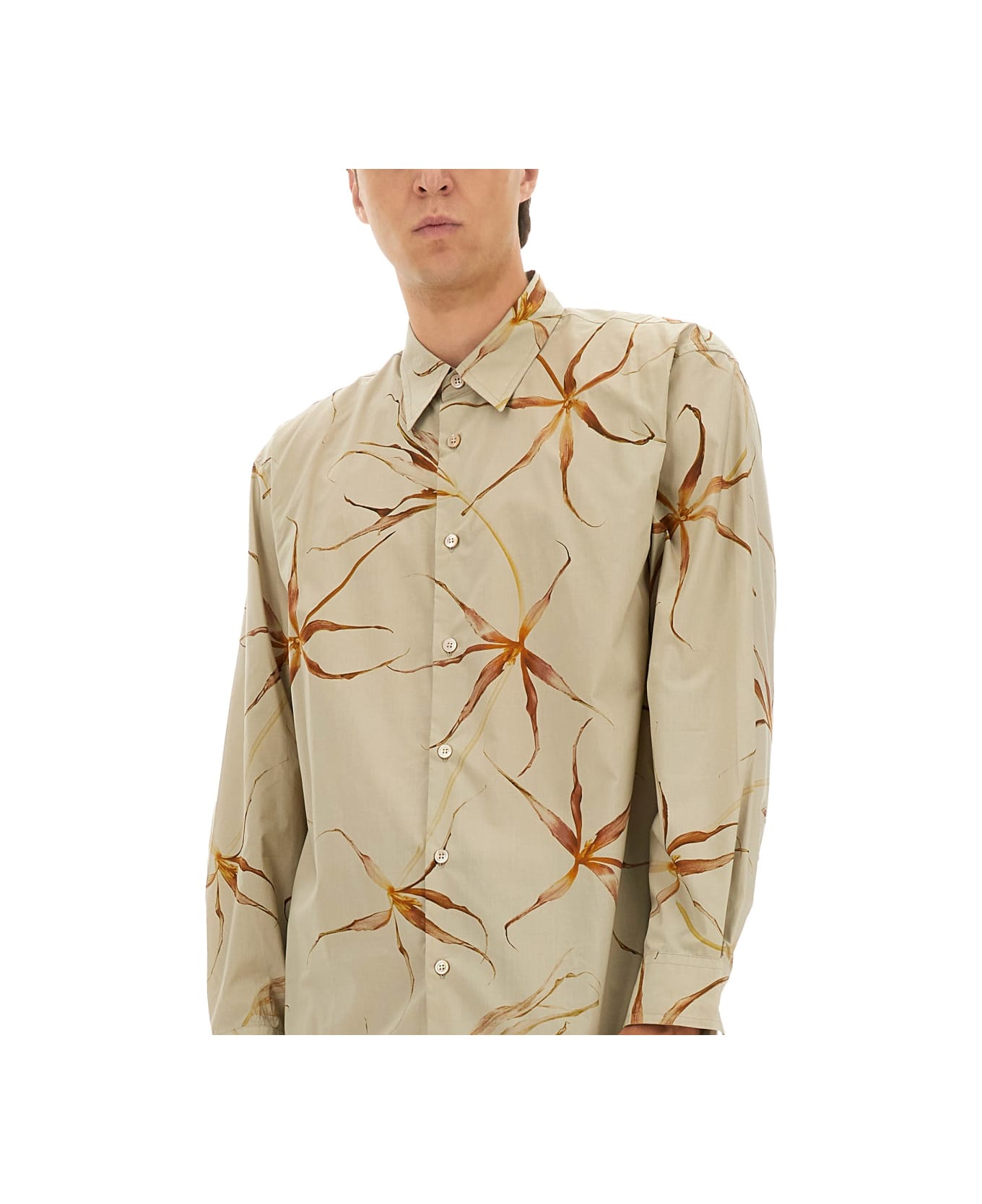 Dries Van Noten "tulip" Print Shirt - MULTICOLOUR