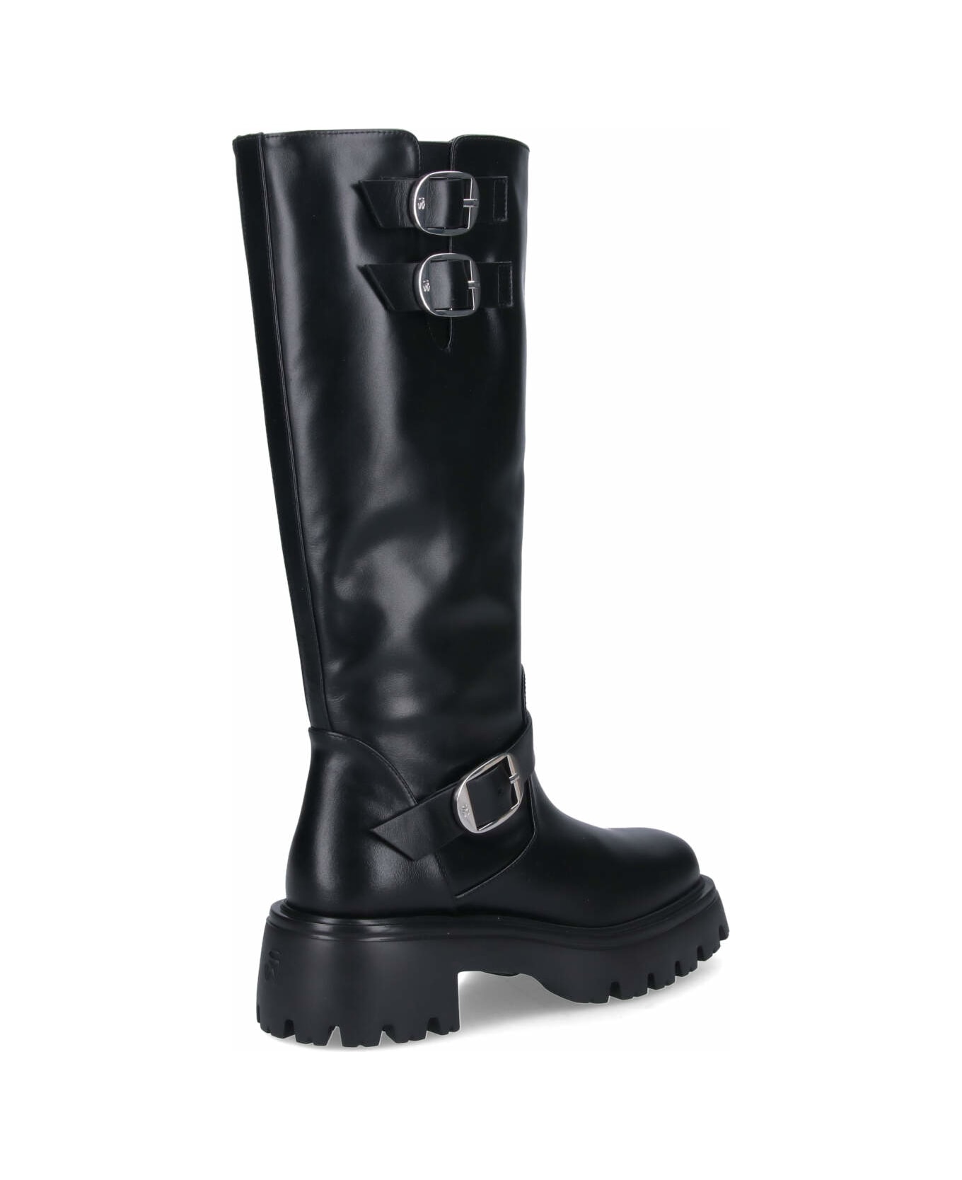 Stuart Weitzman 'emerson' Biker Boots - Black  