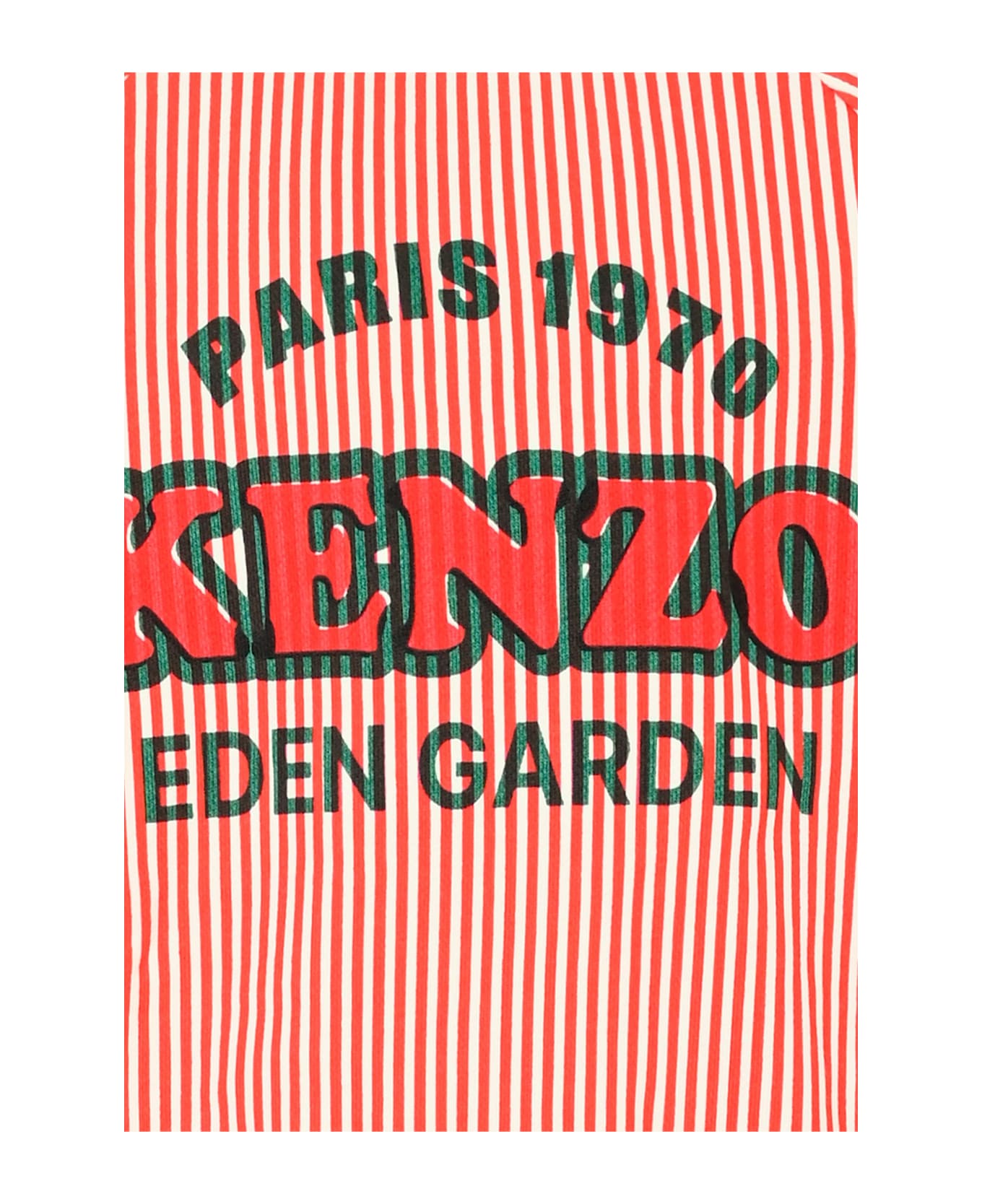 Kenzo Kids Red Sweatshirt For Girl With Logo - Red