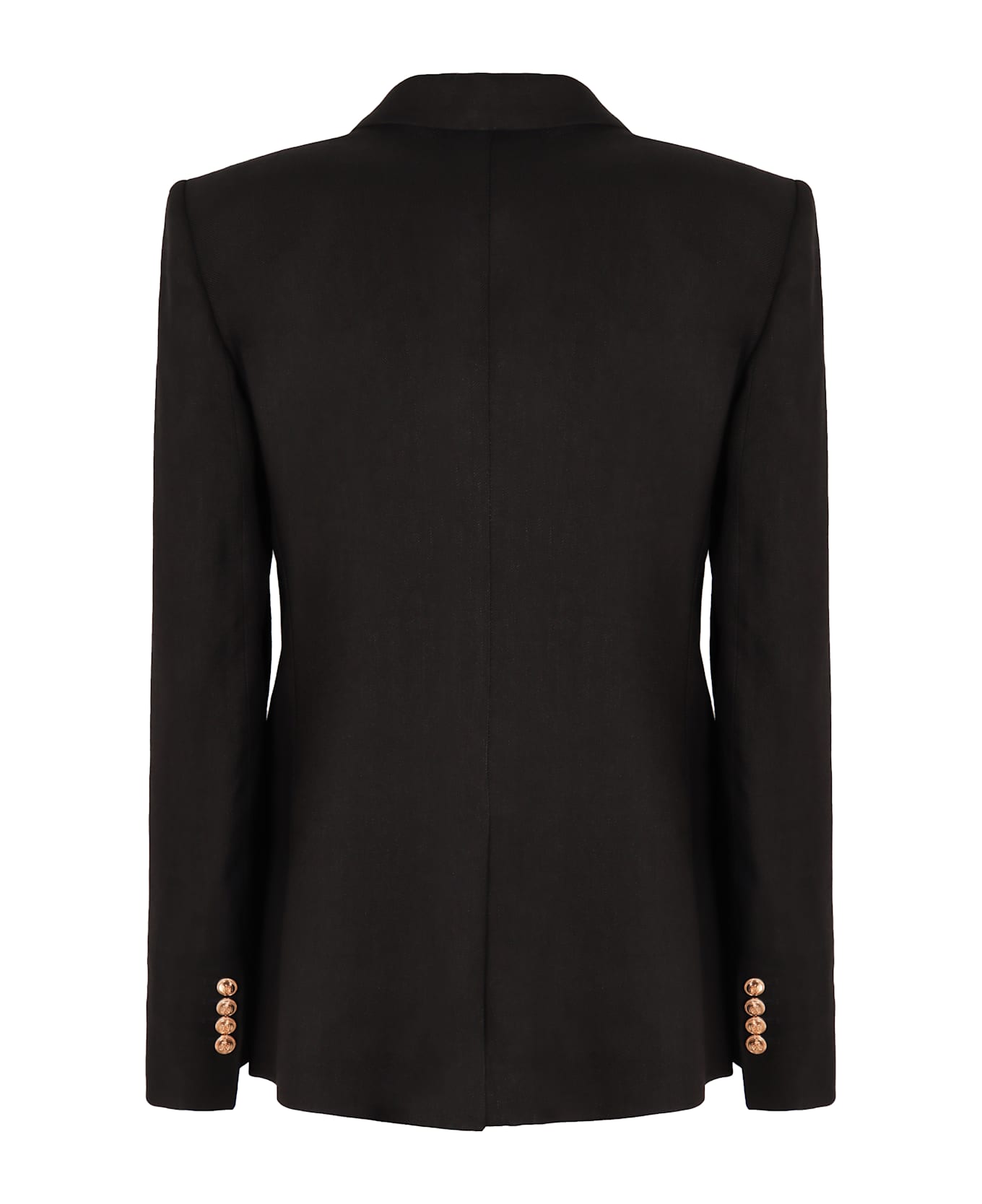 Elisabetta Franchi Single-breasted One Button Jacket - black