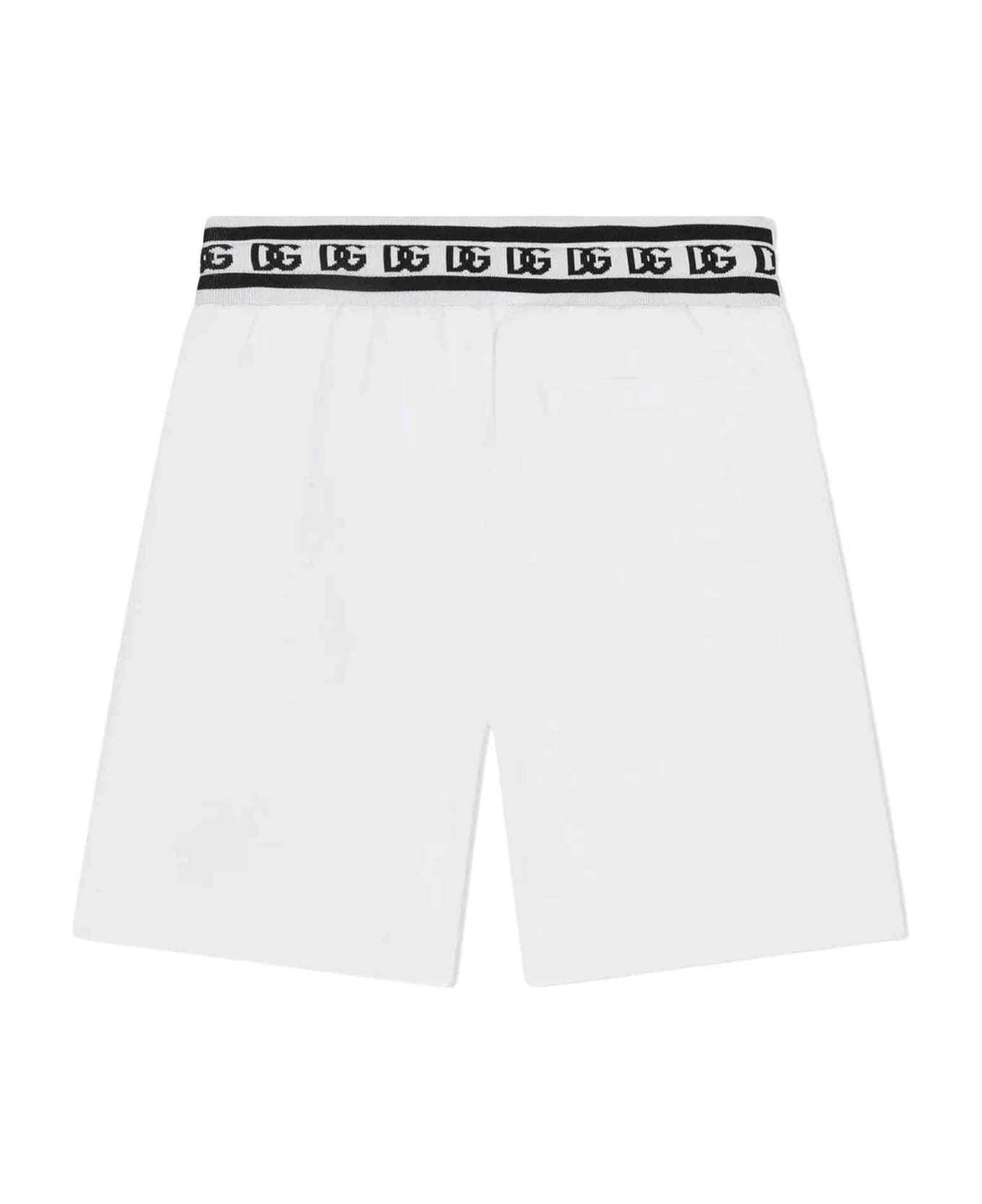 Dolce & Gabbana White Shorts Boy - WHITE
