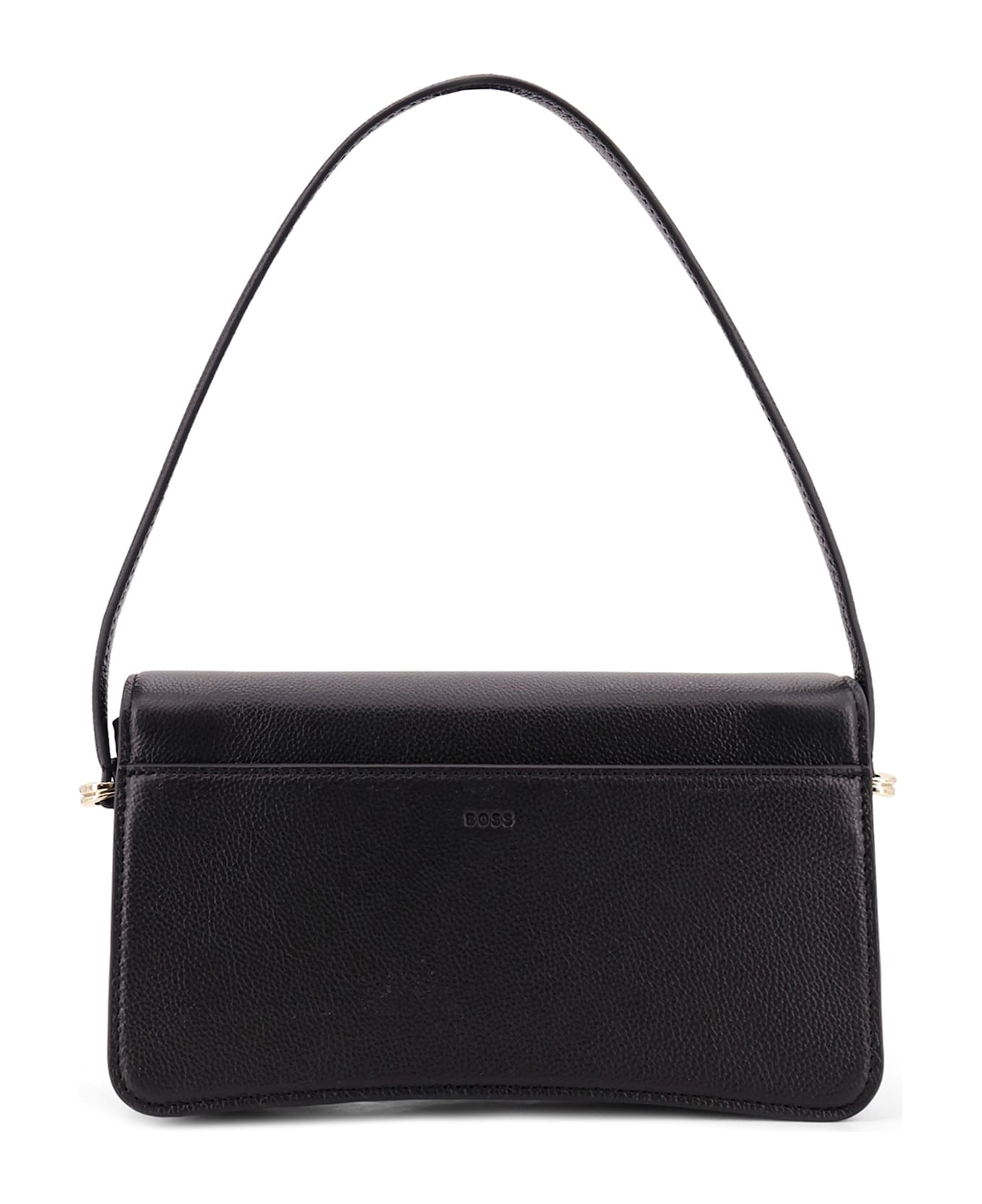 Hugo Boss Boss Beyond Leather Shoulder Bag - Black