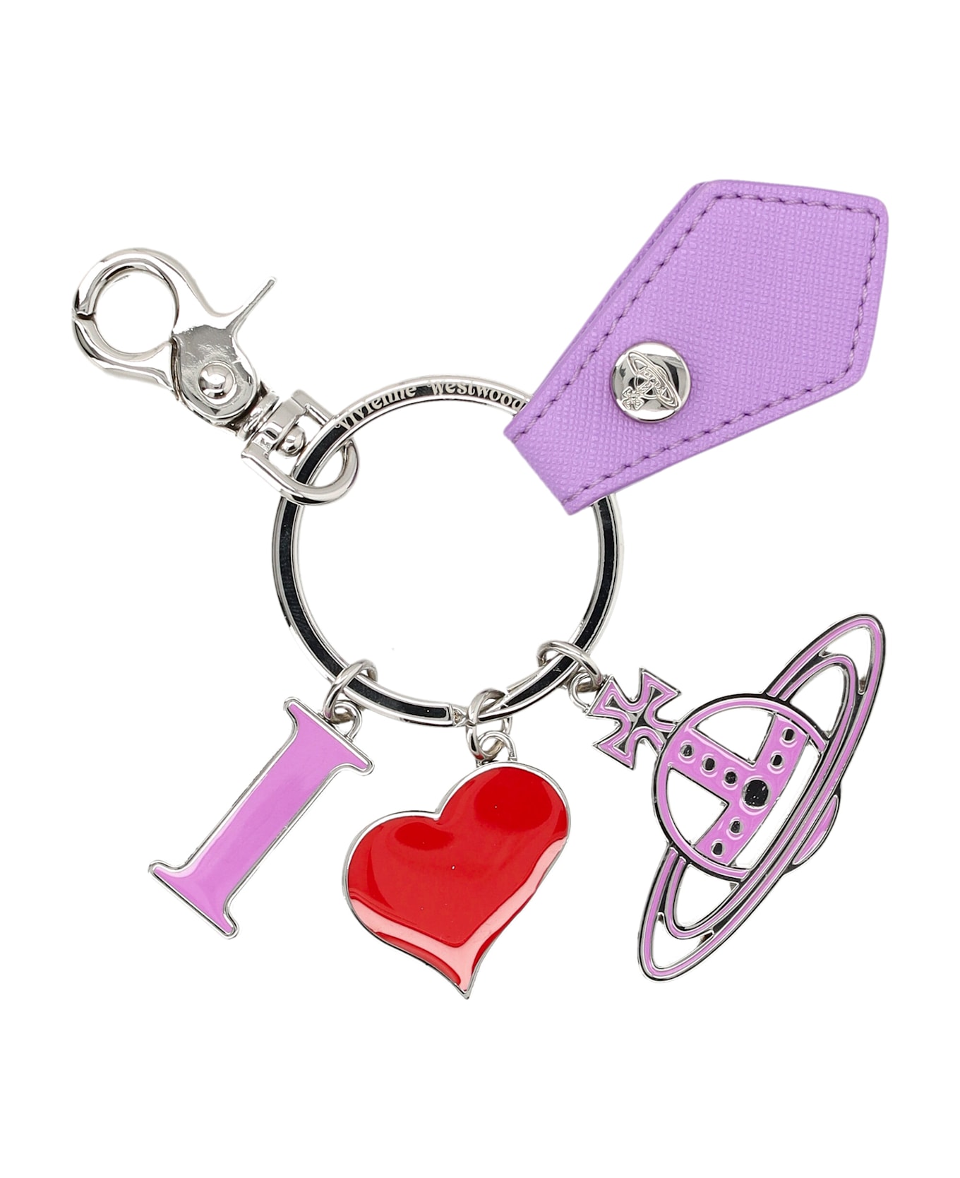 Vivienne Westwood I Love Orb Keyring - LILAC キーリング