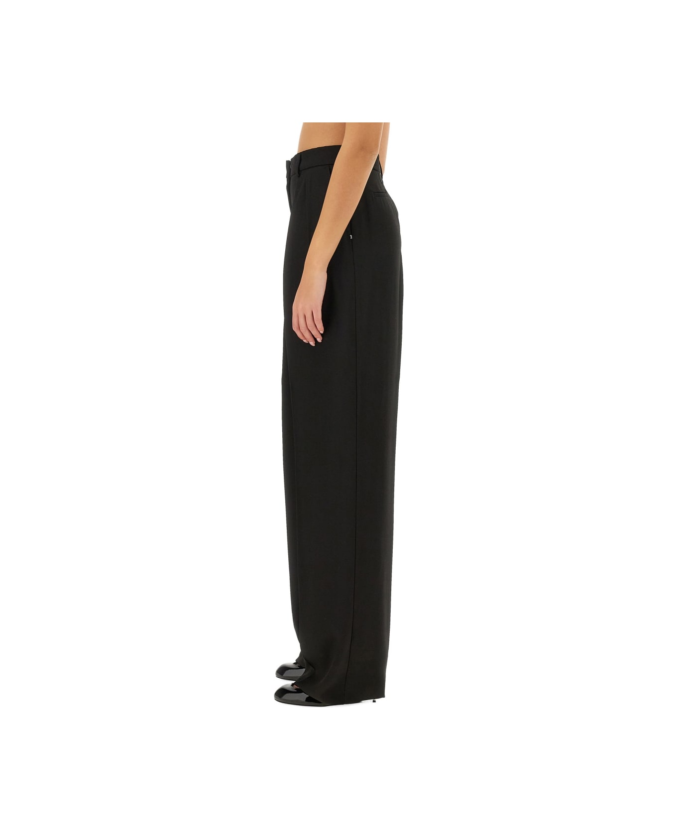 SportMax 
hello
 Pants - BLACK