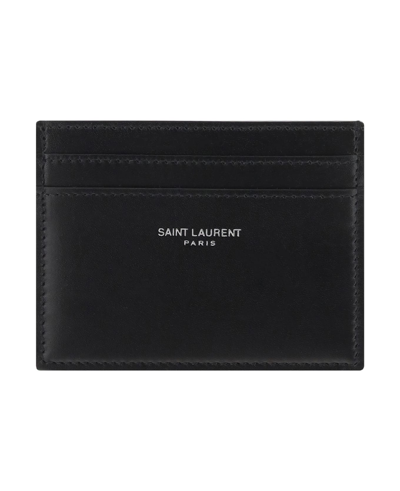 Saint Laurent Credit Card Case - Nero