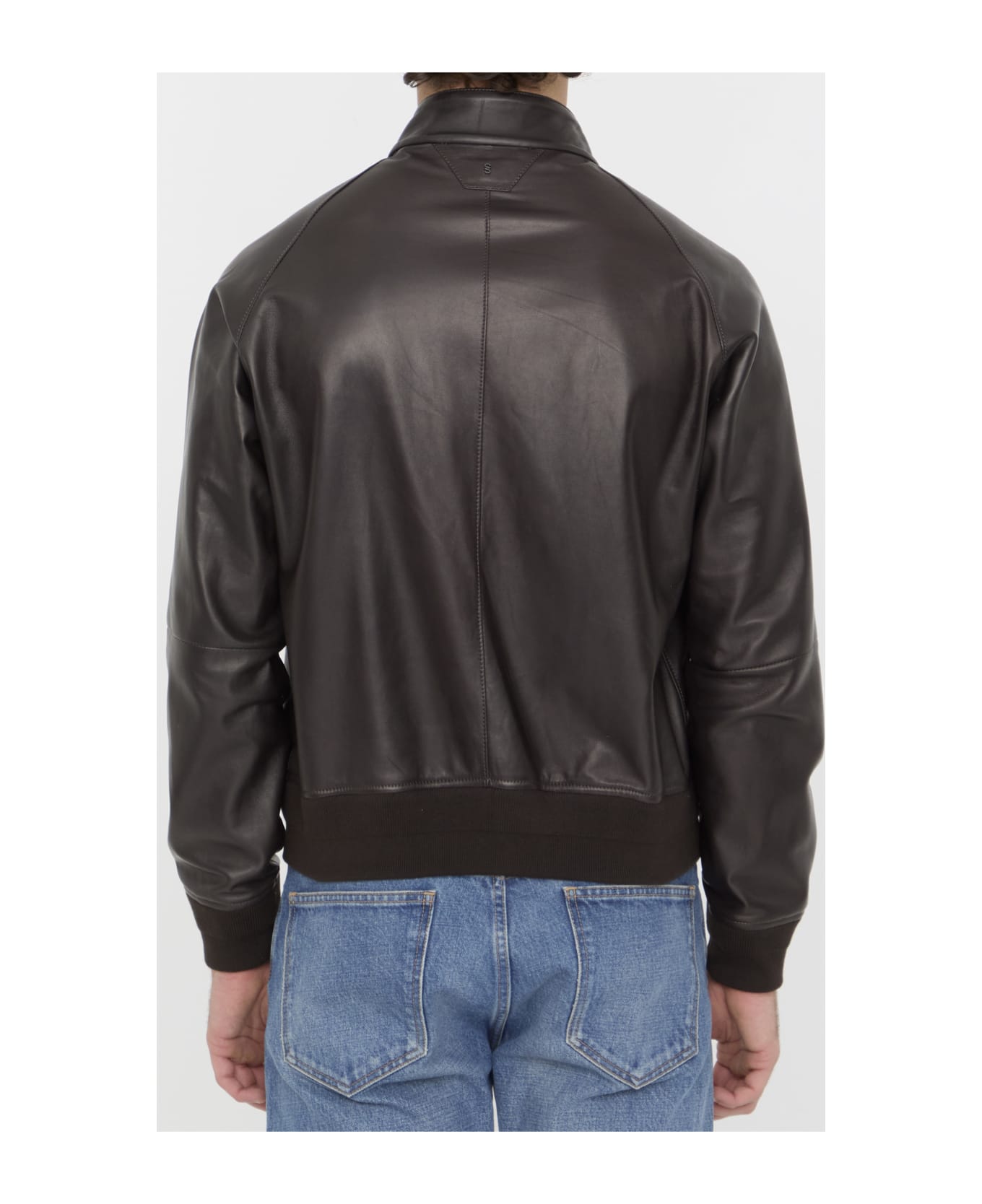 Salvatore Santoro Leather Jacket - BROWN