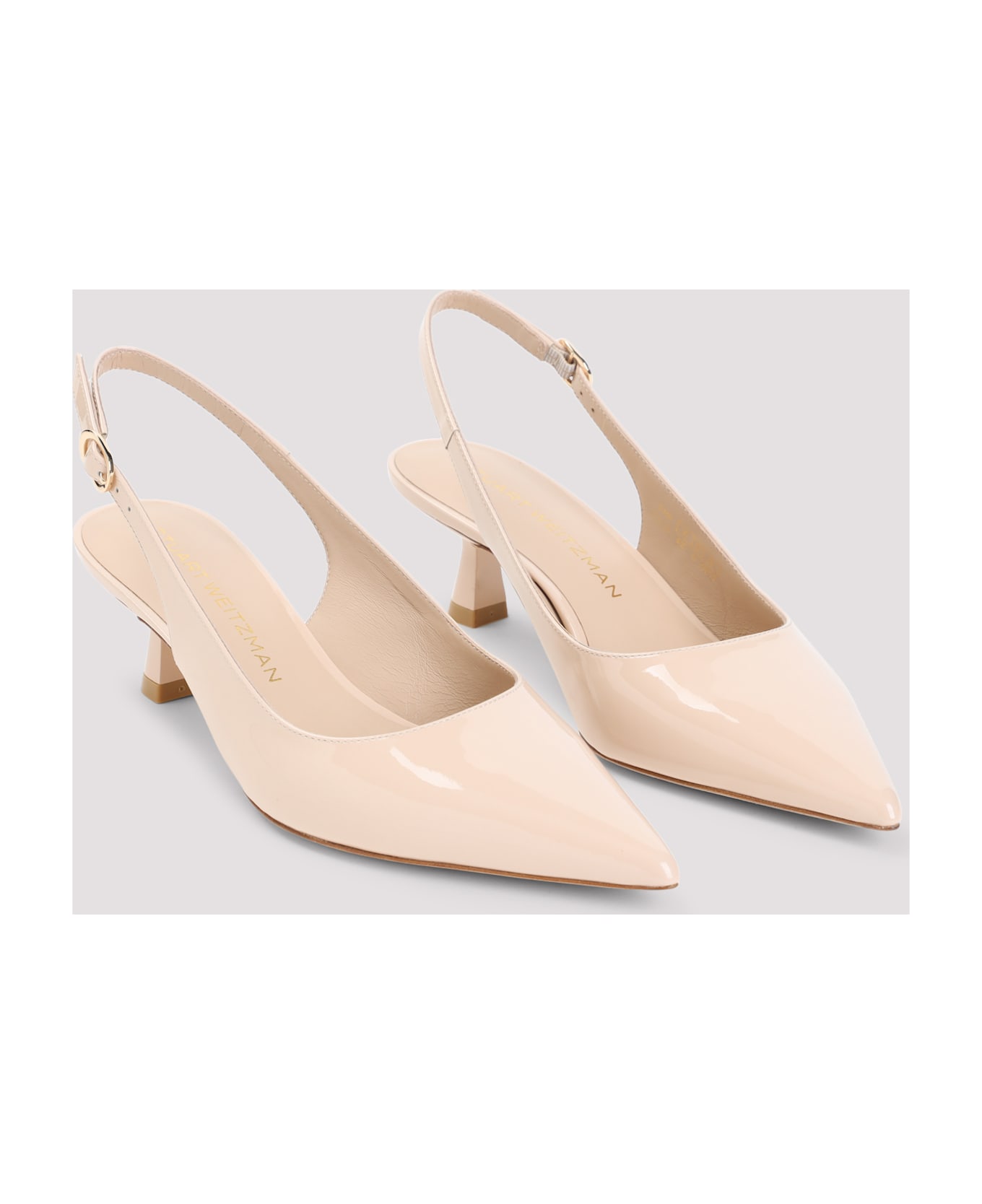 Stuart Weitzman Stuart Sculpt Pumps - Barely Beige