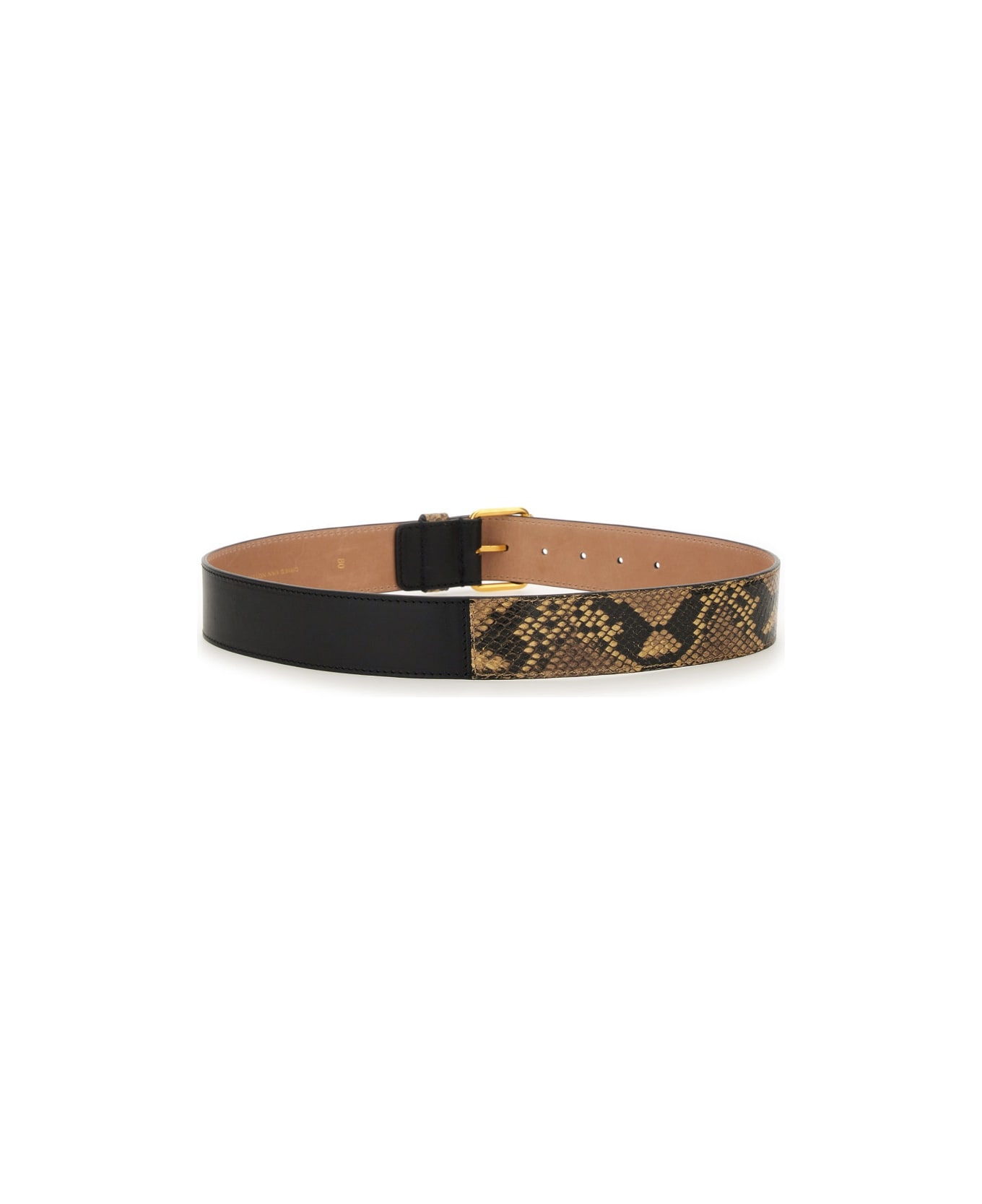 Dries Van Noten Leather Belt - ANIMALIER