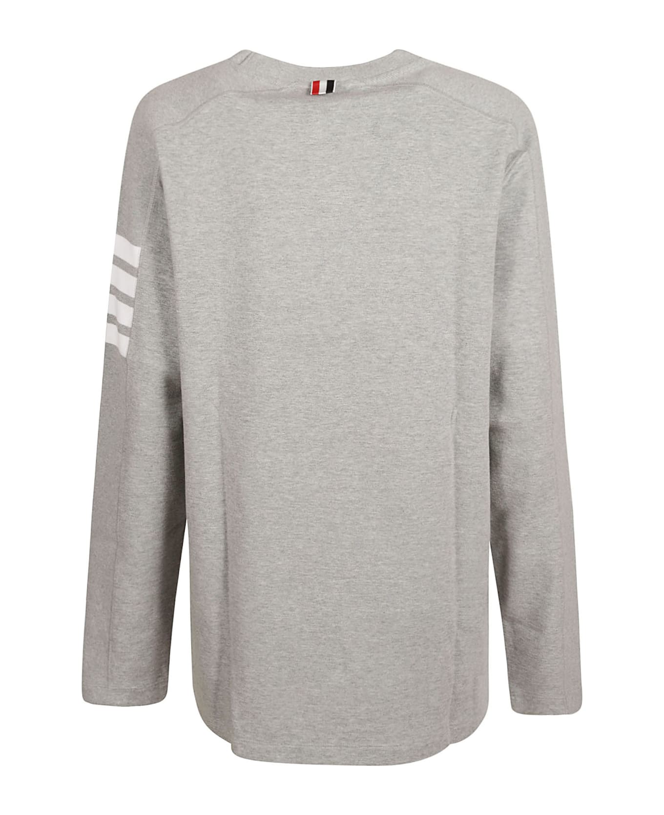 Thom Browne Long-sleeved Sweater - Light Grey