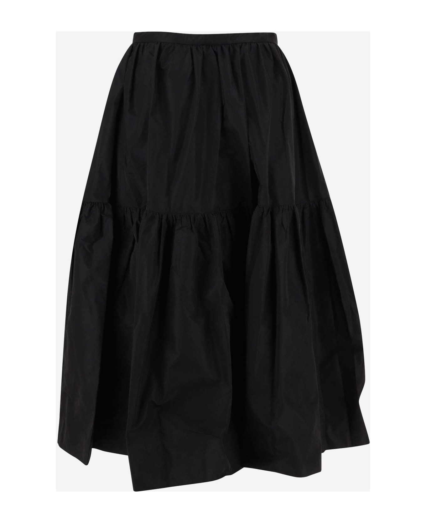 Patou Black Polyester Skirt - Black
