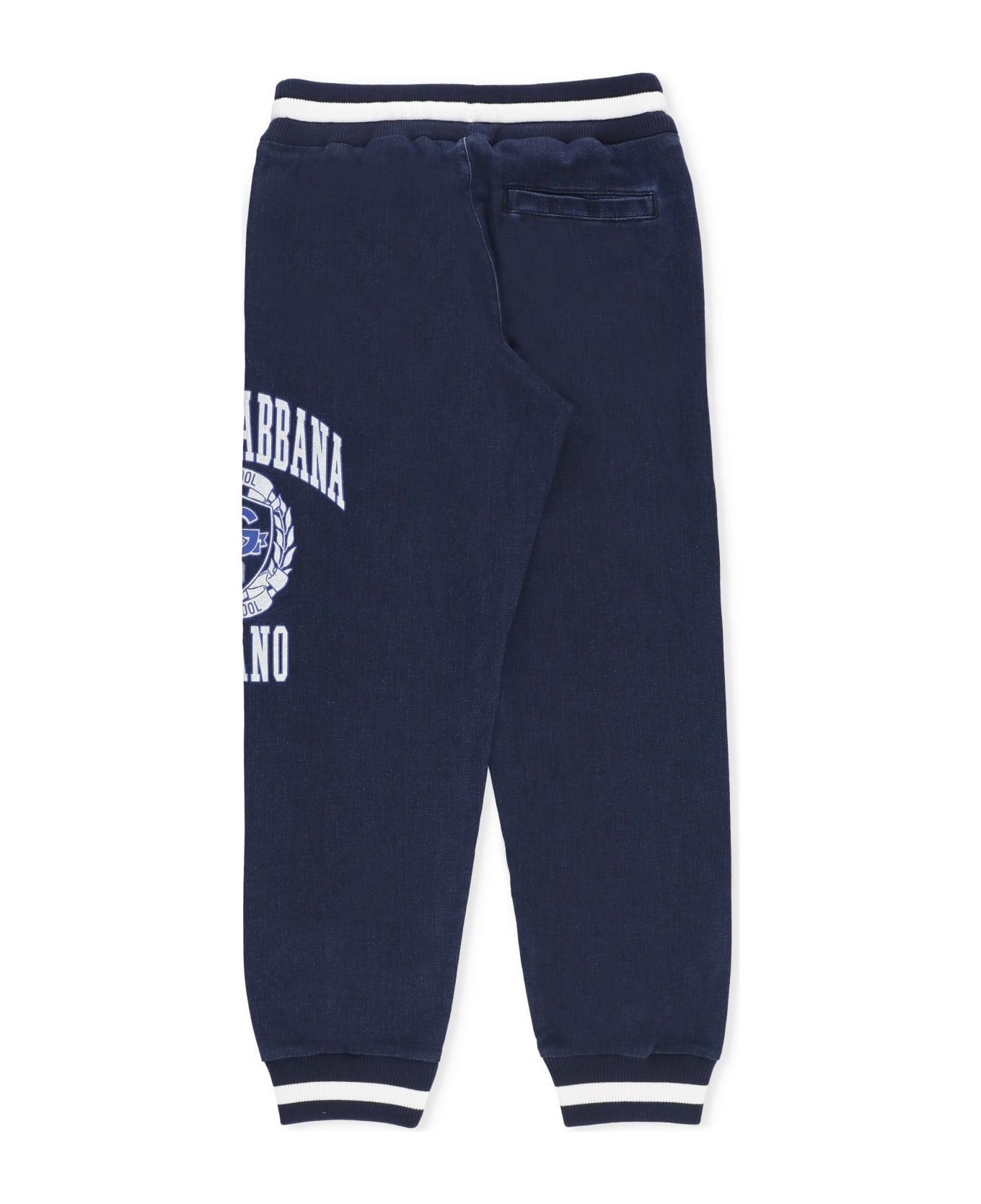 Dolce & Gabbana Cotton Trousers - Blue