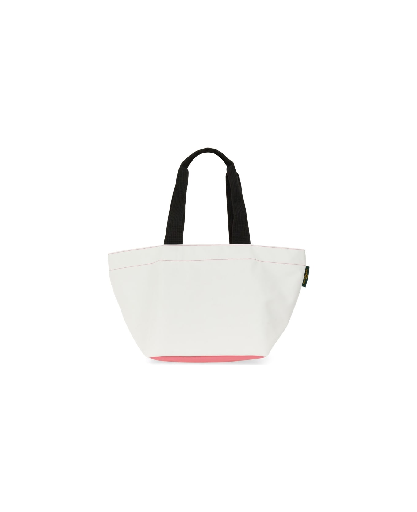 Hervè Chapelier Medium Shopping Bag - WHITE トートバッグ