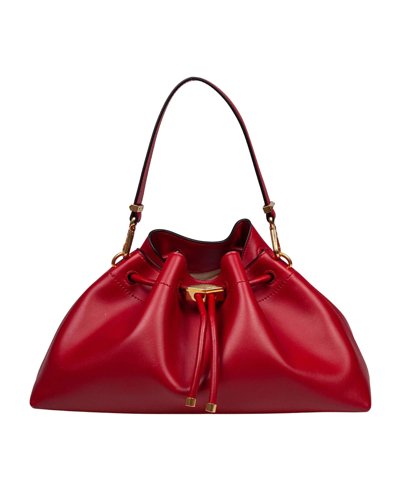 【送料&関税込】Jimmy Choo Bucket Bag In Red Color Leather Jimmy Choo Bucket Bag In Red Color Leather | italist, ALWAYS