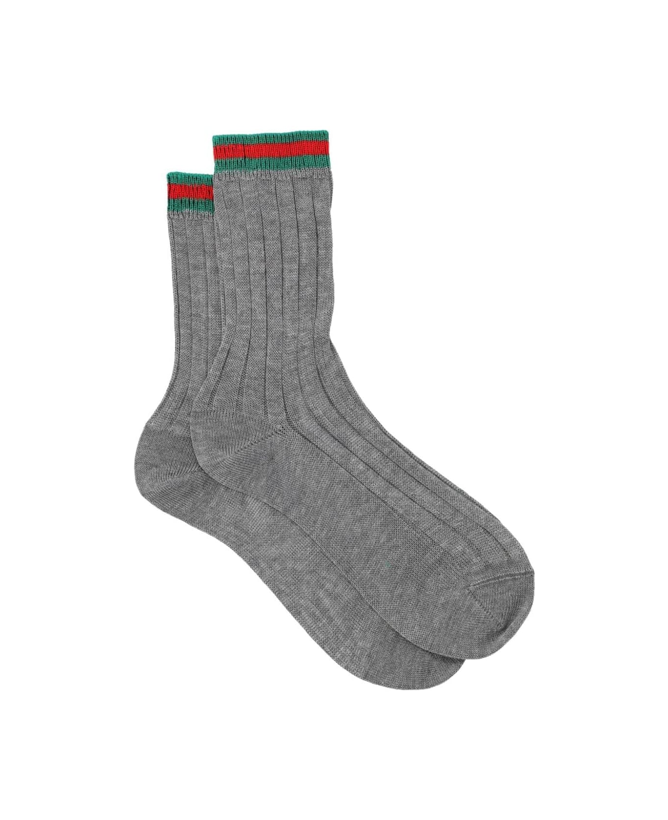 Gucci Socks Webbing J 6 8 - Anthracite D Green